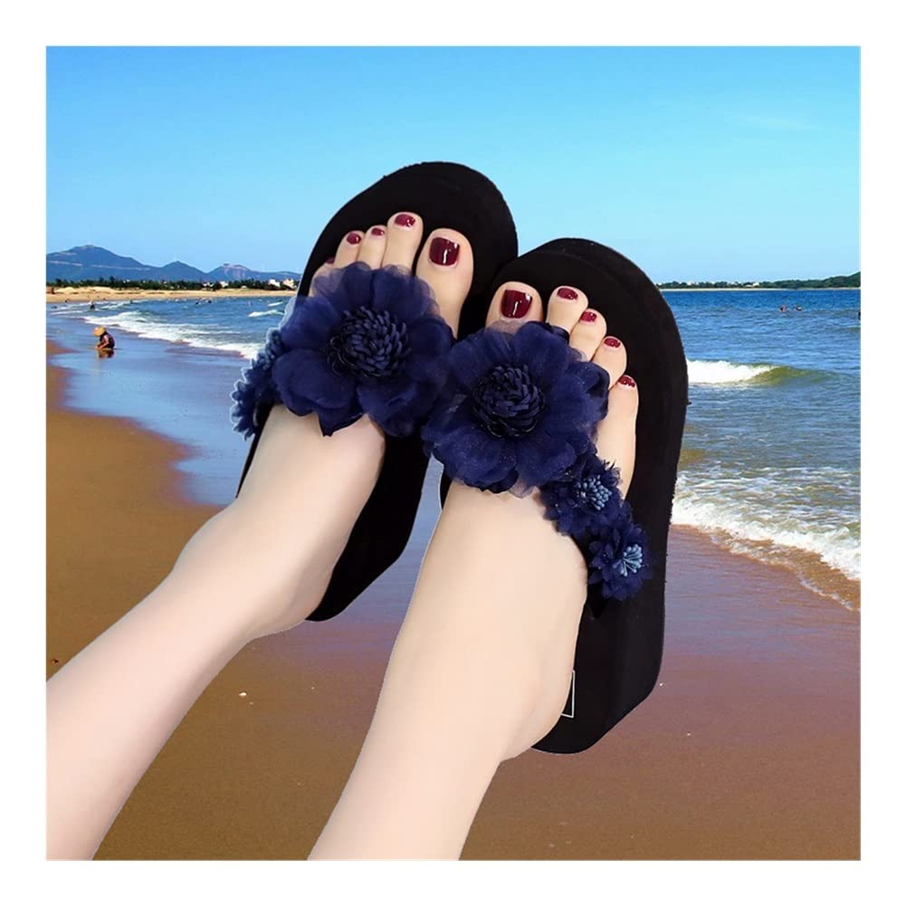 Women's Summer Fashion Flip Flops - Comfortable Beach Sandals & Casual Slippers for Women | Lightweight Flat Sandals for Walking, Travel, Poolside & Vacation (Color: 1 Double/B, Size: EU 36/US 5)