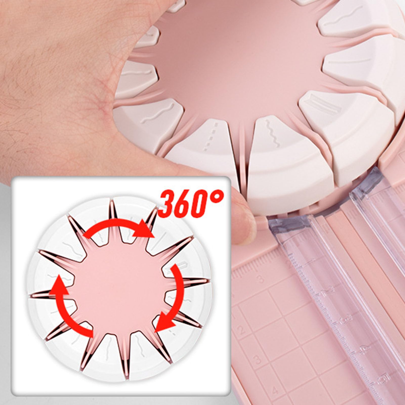 12-in-1 Paper Cutter with 12 Cutting Types for Scrapbooking & Crafts