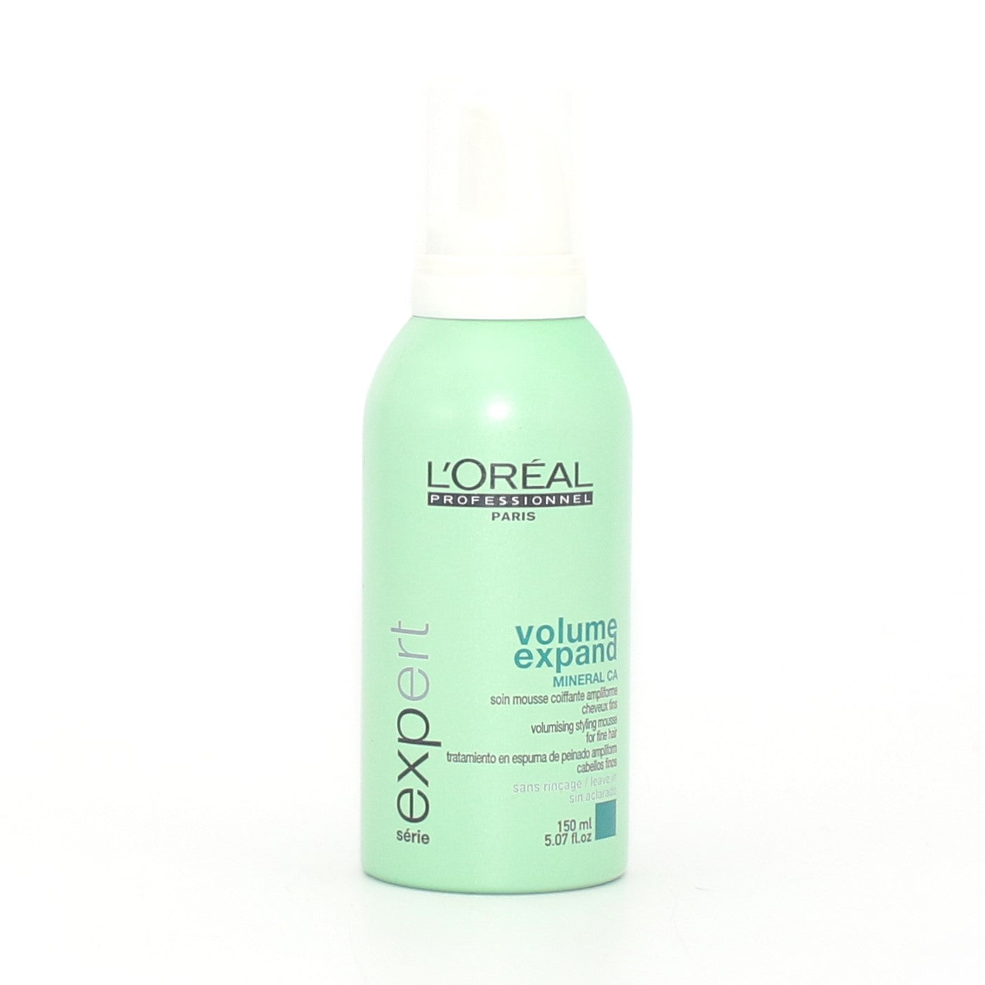 L'Oreal Paris Voluminous Volume Expand Mineral Mousse - 5.07 oz Hair Styling Foam for Thicker, Fuller Hair - Perfect for Daily Use & Special Occasions