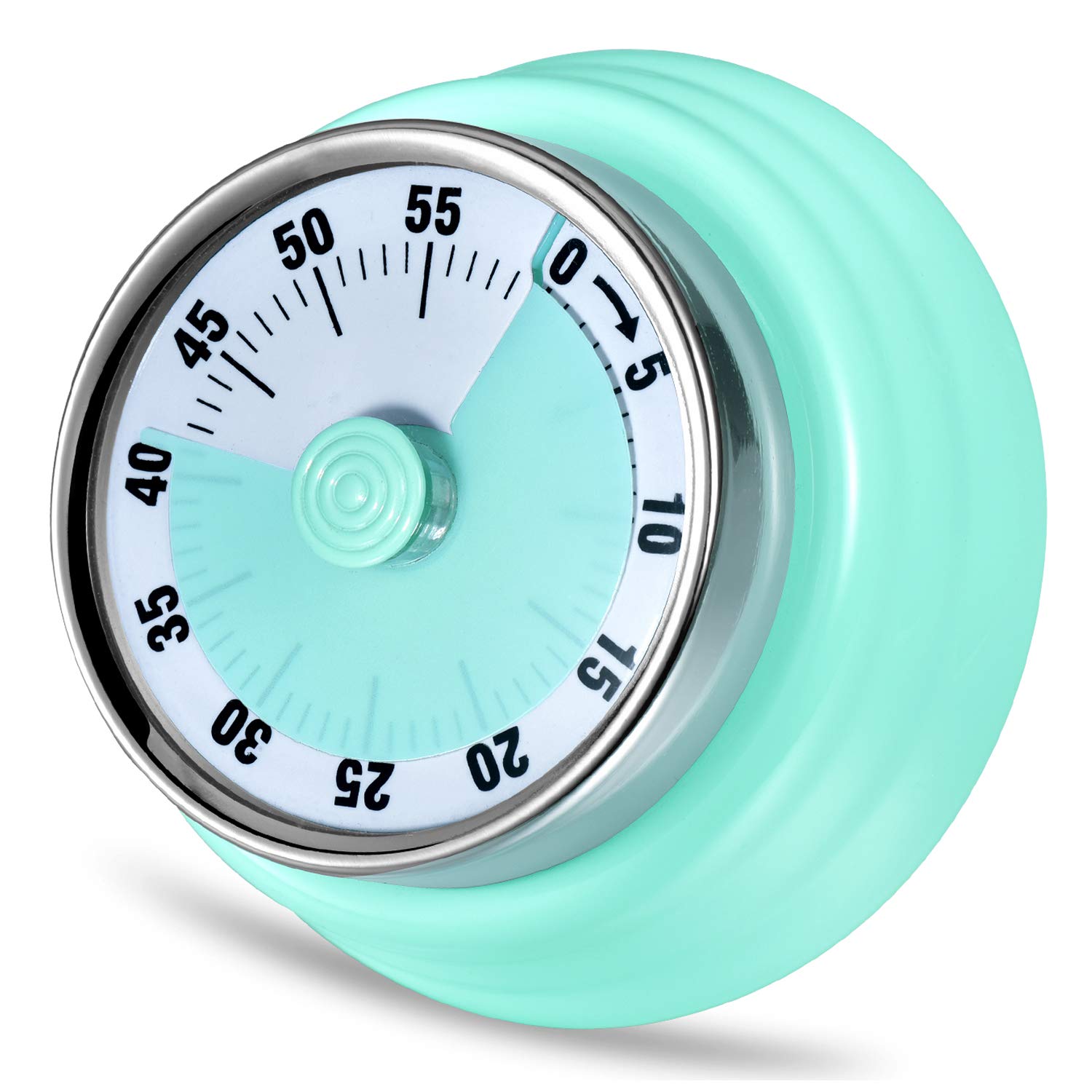 Magnetic Kitchen Timer - No Battery Mechanical Countdown for Cooking & Baking