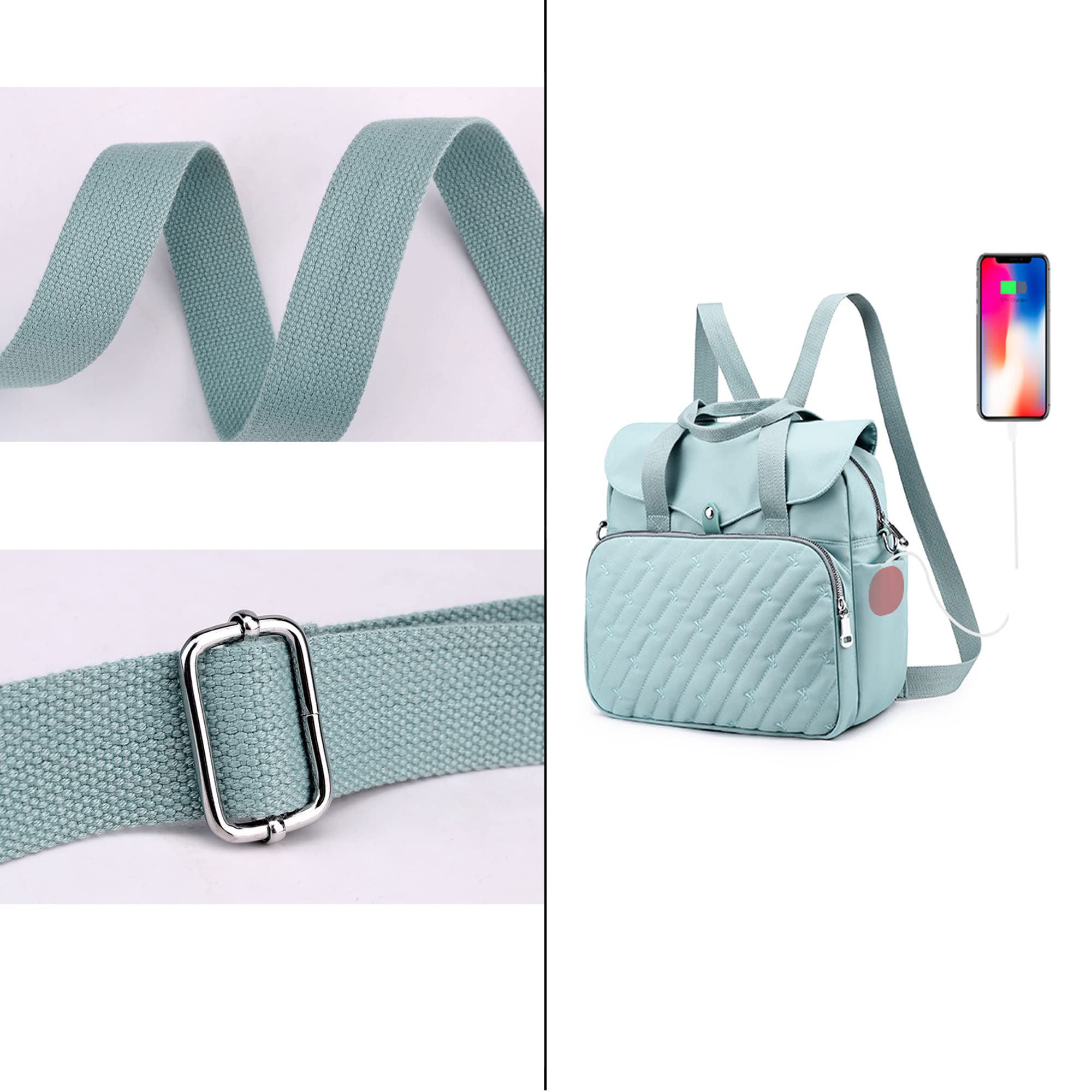 LifeWheel Women's Mini Backpack - Waterproof Travel Shoulder Bag for Daily Use & Outings