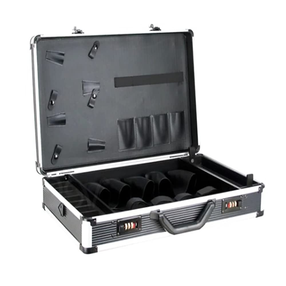 Professional Barber Carrying Case - Salon Hair Cutting Grooming Kit Organizer for Clippers, Scissors & Barber Tools | Portable Stylist Tool Box for Travel & Salon Storage (D)