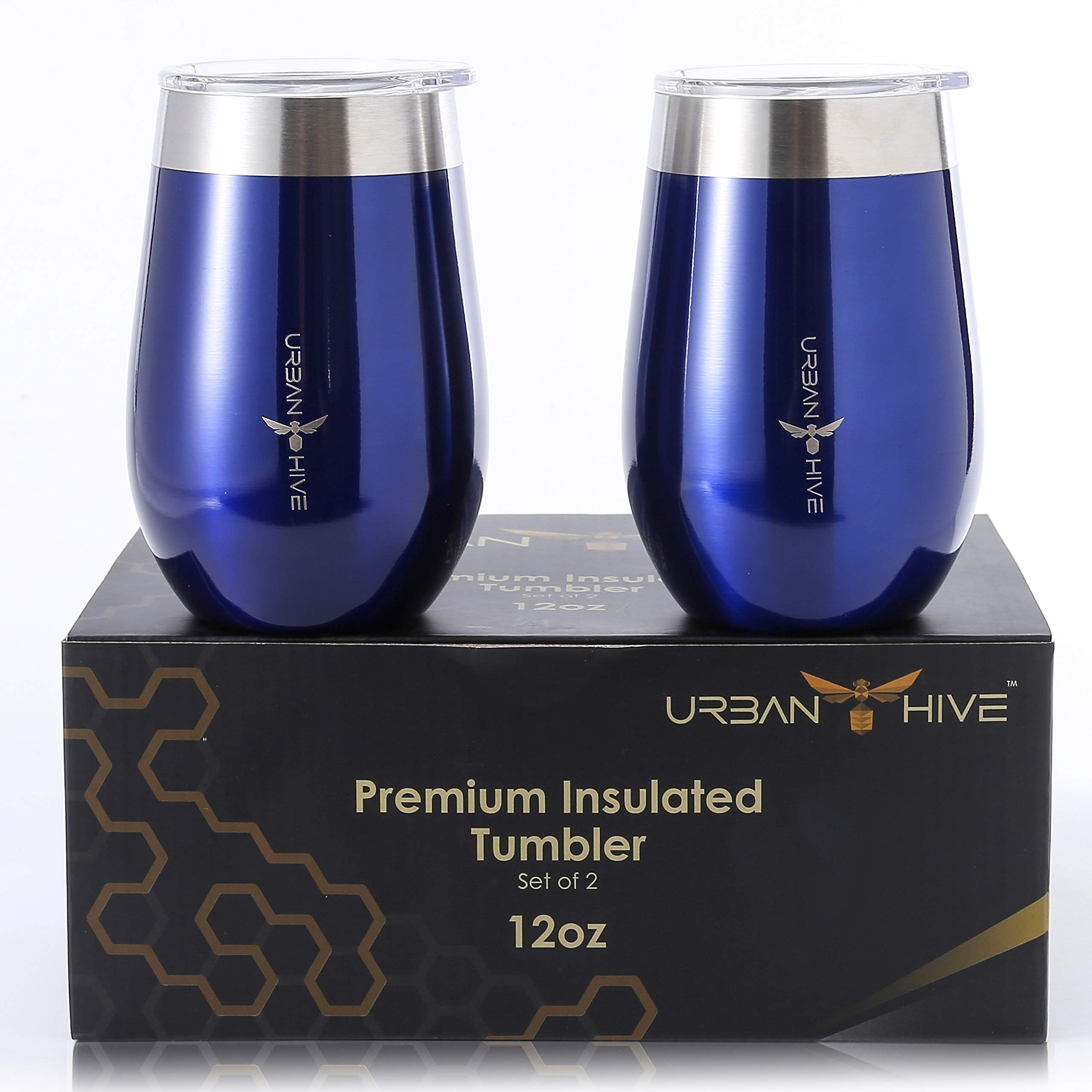 12 oz Insulated Stainless Steel Tumbler with Leak-Proof Lid & Straw - Unbreakable Travel Mug for Hot & Cold Drinks - Keeps Beverages Hot or Cold for Hours - Perfect for Coffee, Tea, Hot Chocolate - Ideal for Office, Commuting, Camping & Holiday Gifts