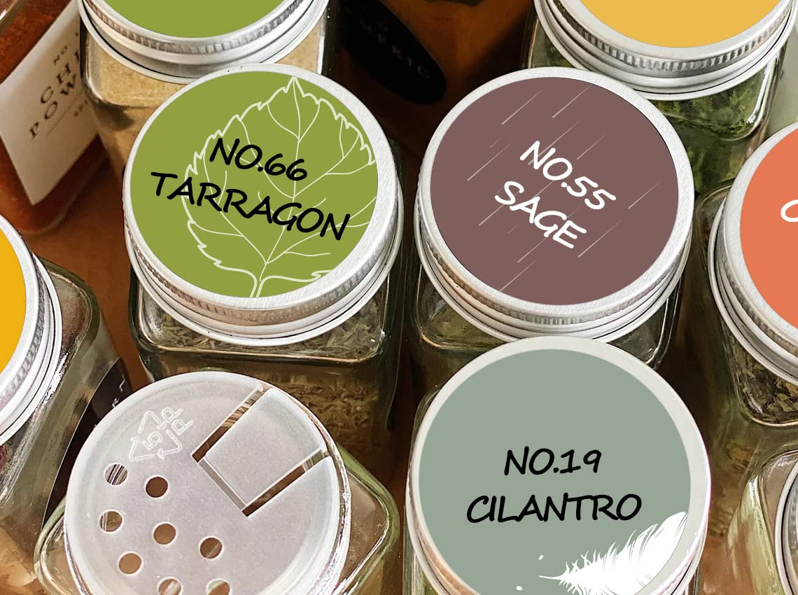 150pcs Waterproof Removable Round Sticker Labels for Bottles & Jars - 2 Sizes with Markers for Kitchen Storage, Food Containers, Canning Lids & Home Organization - Perfect for Pantry, Spice Jars, Freezer Bins & DIY Crafts