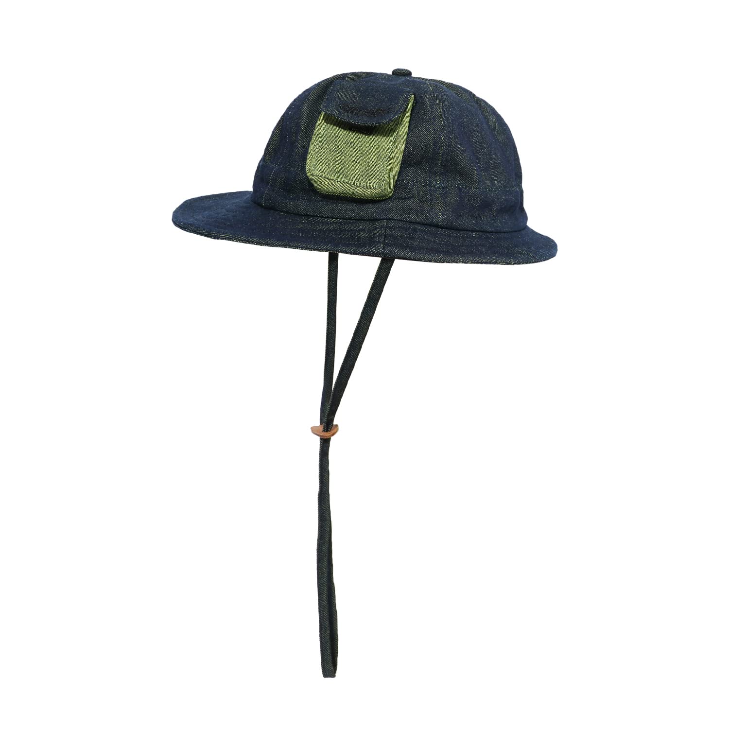 CLAPE Denim Bucket Hat for Men & Women - Sun Protection Outdoor Boonie Hat for Camping, Fishing, Beach, Travel - Stylish UV Sun Visor Cap for Summer Activities