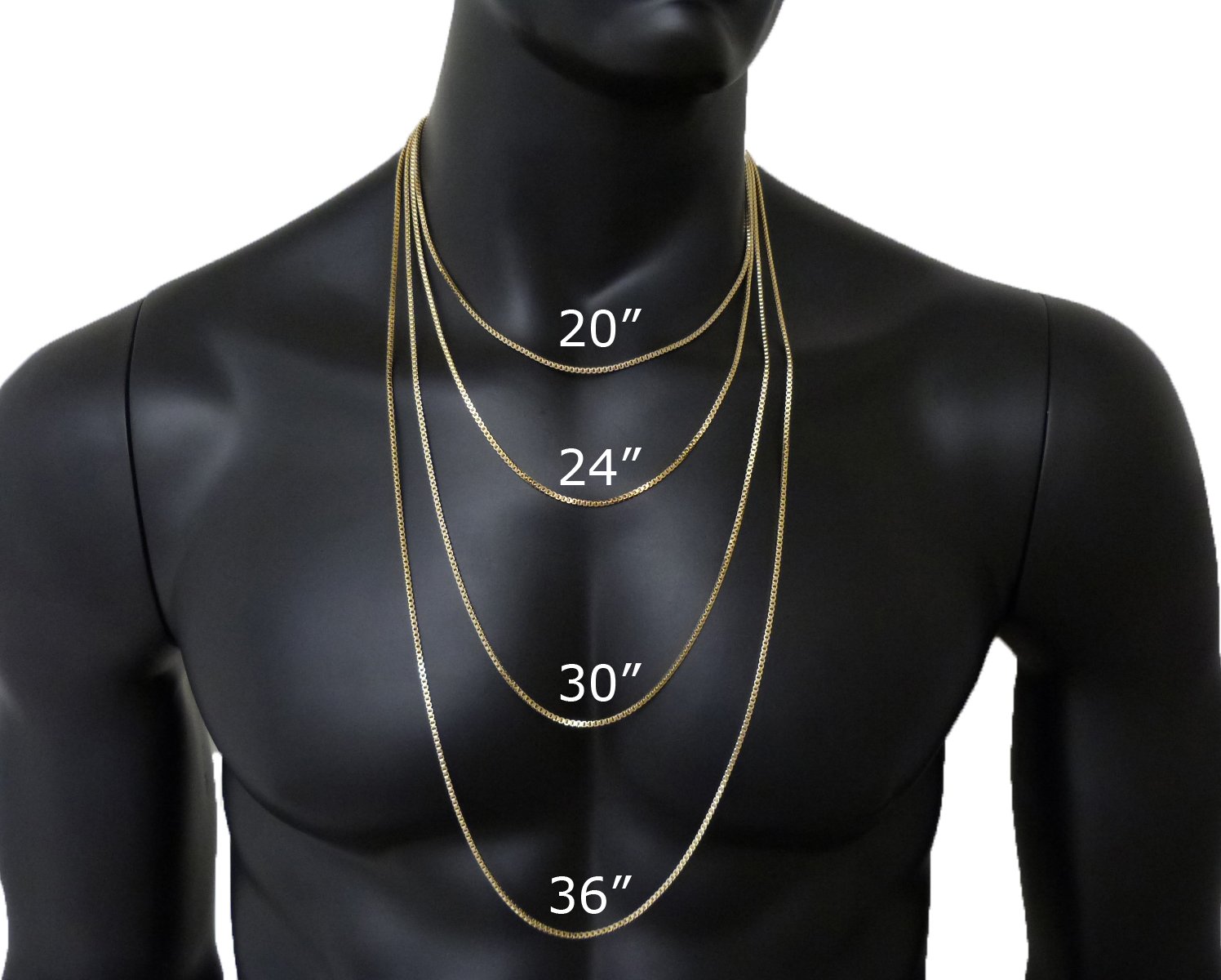 21 Egyptian Iced Out Ankh Pendant Necklace - 4mm Gold Tone with 30