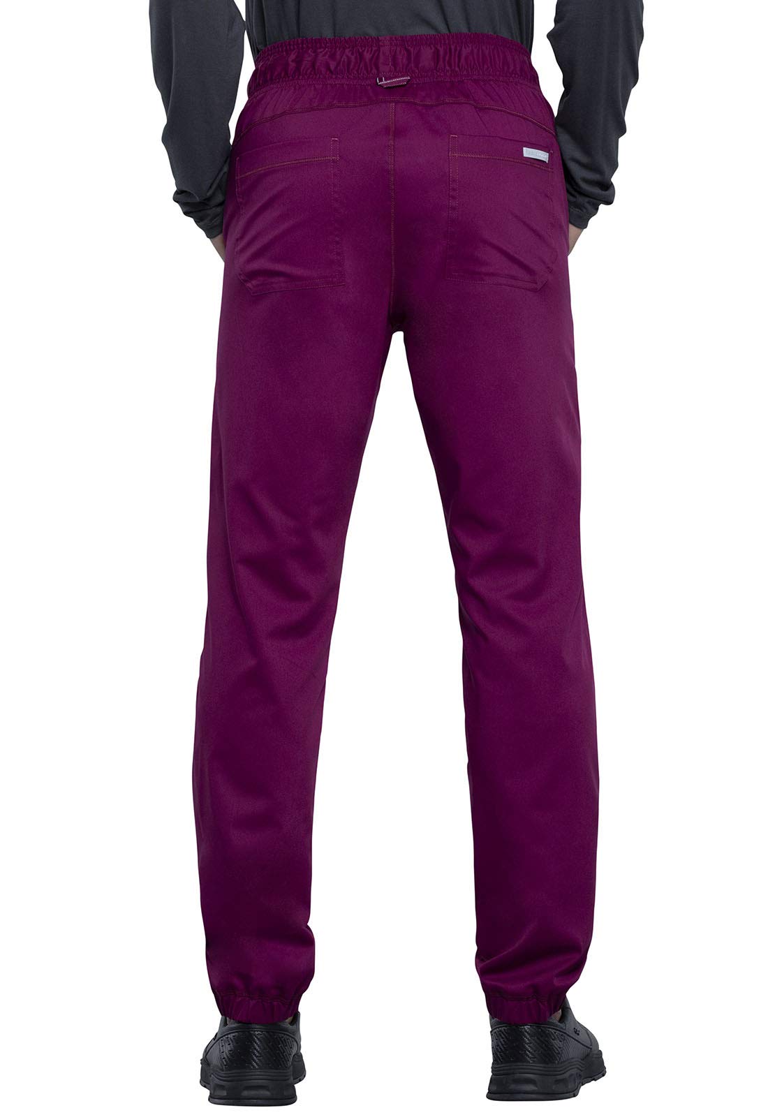 Cherokee Men's Jogger Scrubs Pants with Zip Cargo Pockets - Comfortable Natural Rise Medical Uniform for Doctors & Nurses | Perfect for Hospital Shifts, Clinics & Healthcare Work