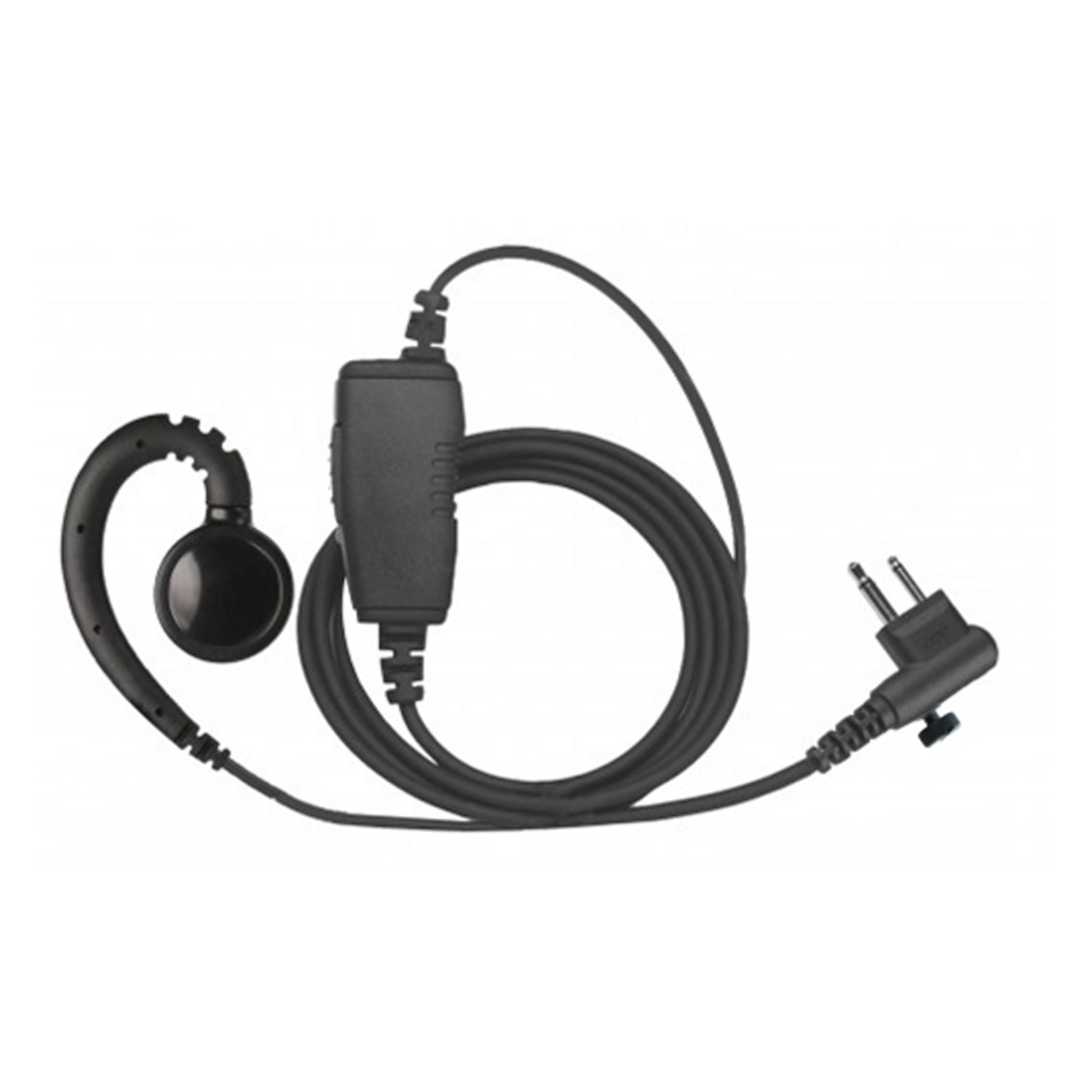 Atlantic Radio SWVL1W H4 (ECO) 1-Wire Swivel Earpiece - Hands-Free Communication for Two-Way Radios - Perfect for Security, Construction & Outdoor Activities