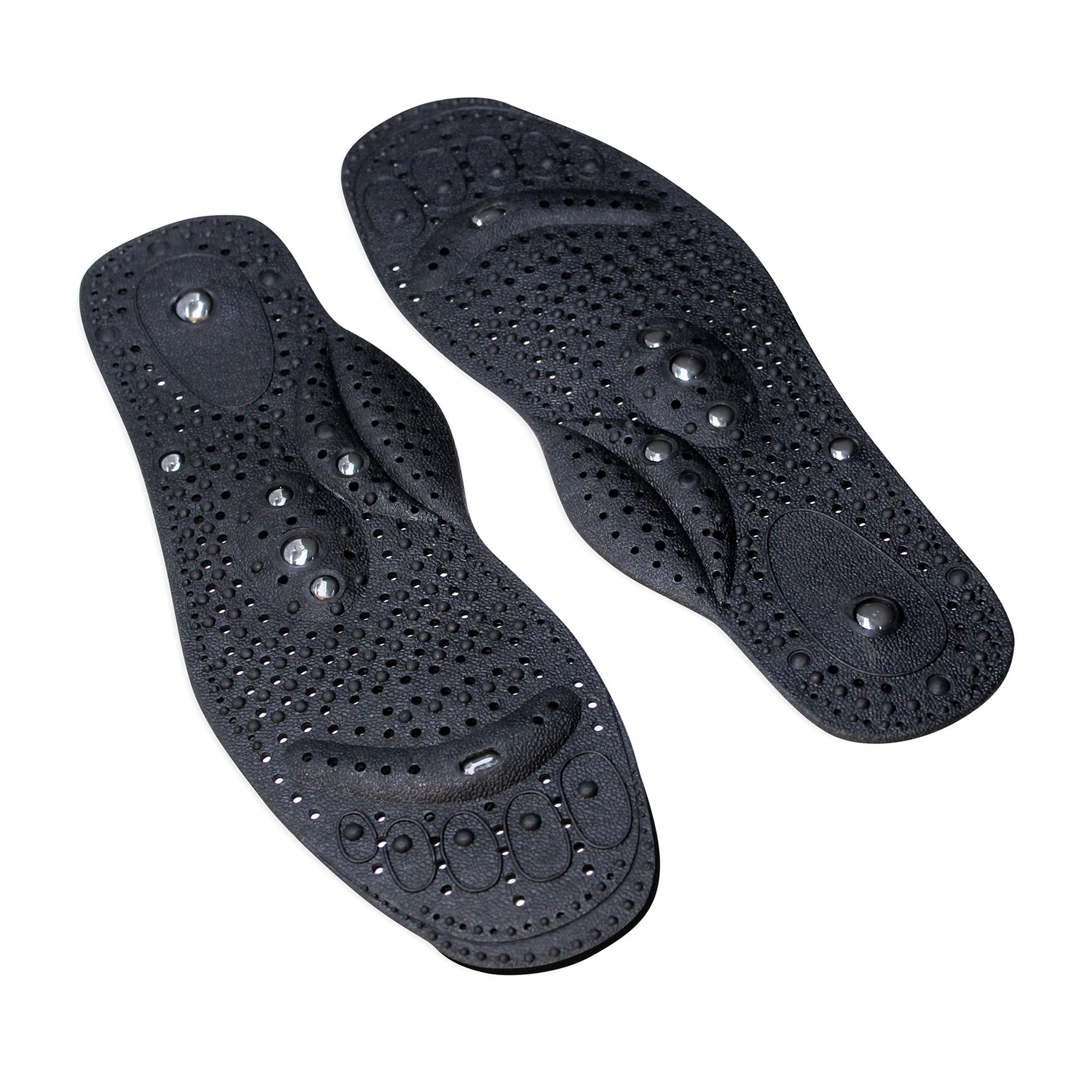 Daiwa Felicity Magnetic Orthopedic Insoles for Men & Women - Reflexology Massage Shoe Inserts with Arch Support - Relief for Peripheral Neuropathy & Foot Pain (Men's 6.5-8) - Perfect for Running, Walking & Daily Comfort