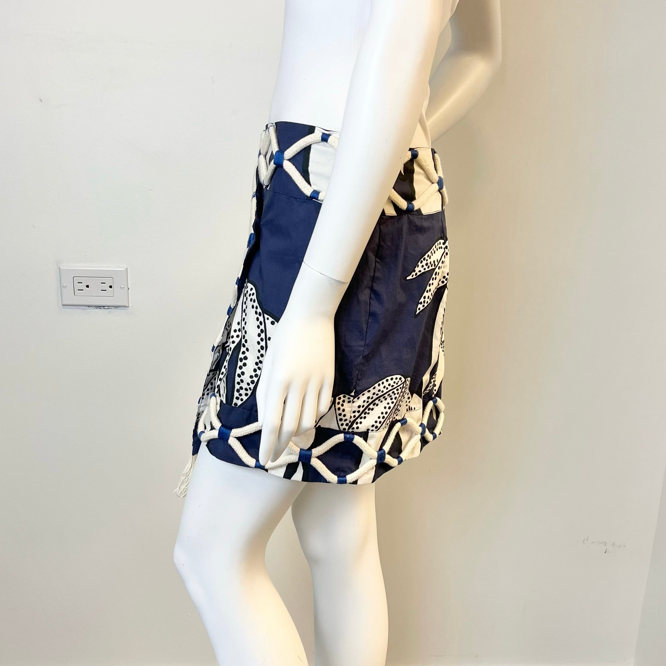 Johanna Ortiz Women's Floral Print Midi Skirt - Elegant A-Line Design for Casual & Party Wear - Perfect for Summer Outfits & Special Occasions