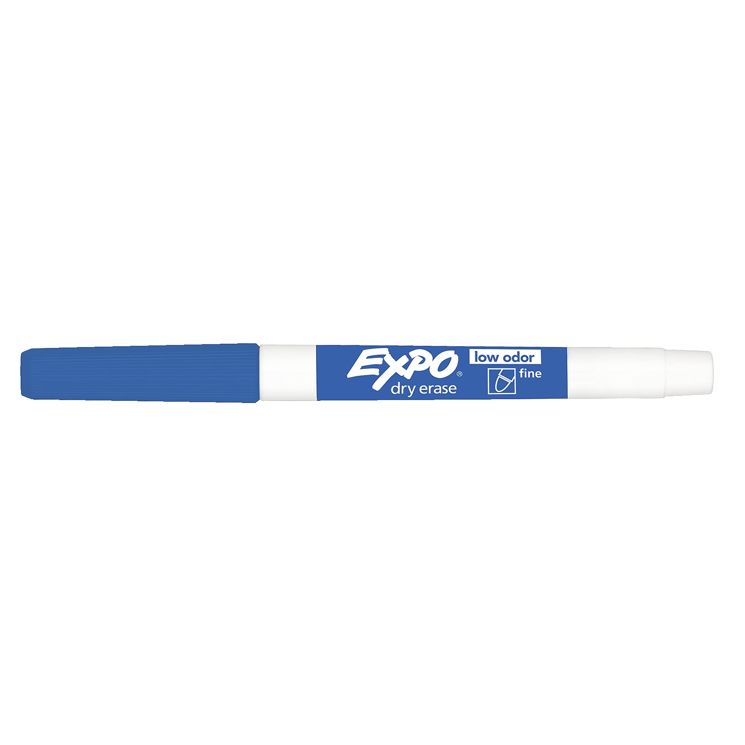 EXPO Low-Odor Dry Erase Markers, 12-Pack (SAN86003) - Perfect for Whiteboards, Office Meetings & Classroom Teaching