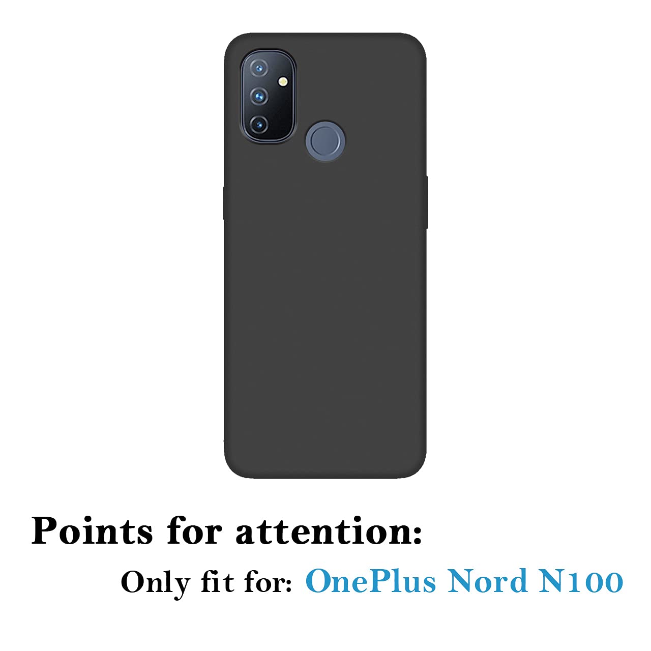 Custom OnePlus Nord N100 Phone Case - Personalized Photo/Text/Name Design - Anti-Scratch & Shock-Resistant Soft TPU Protective Cover (Black) - Perfect for Daily Use, Travel & Gift Giving