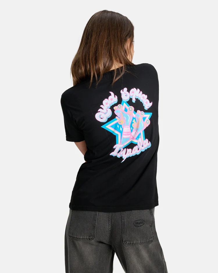 Impala Quad Skate Tee - Women's Graphic Roller Skating T-Shirt for Rink & Outdoor Skating - Casual Streetwear & Skate Park Fashion