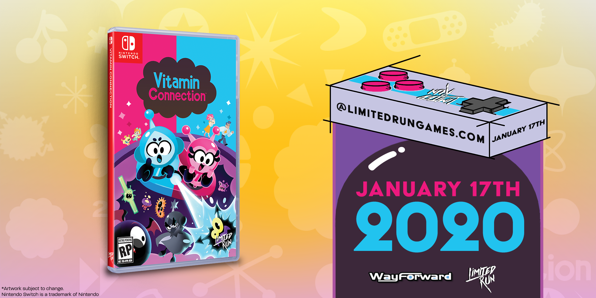 Vitamin Connection - Limited Run #59 Nintendo Switch Game | Family-Friendly Co-op Adventure for Kids & Adults | Perfect for Game Nights & Party Play