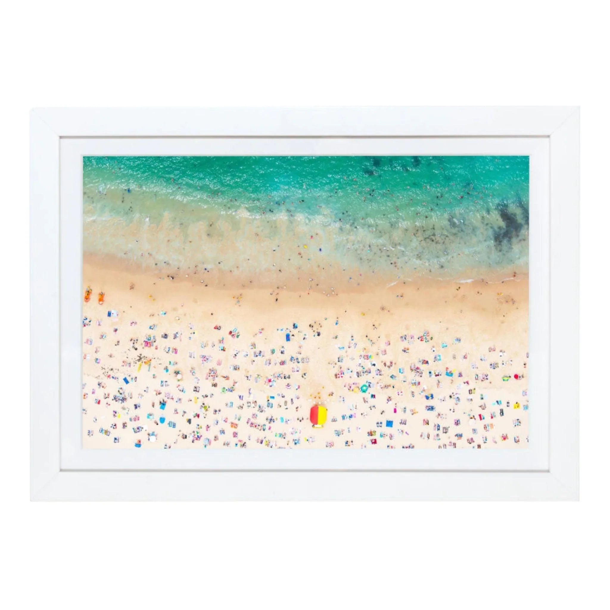 Coogee Beach Mini Framed Print by Gray Malin - Stunning Coastal Wall Art for Home & Office Decor | Perfect for Beach House, Living Room & Gift Giving