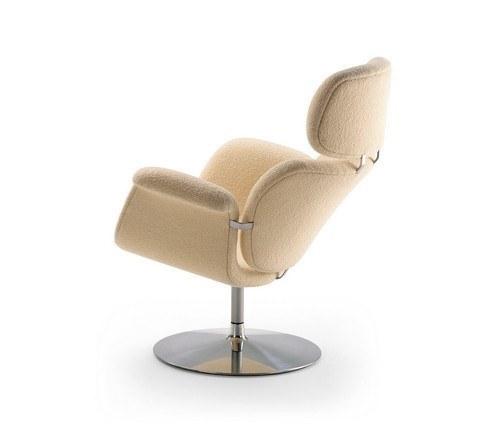 Artifort Pierre Paulin F545 Tulip Chair with Disk Base - Mid-Century Modern Lounge Chair for Living Room, Office & Dining Area