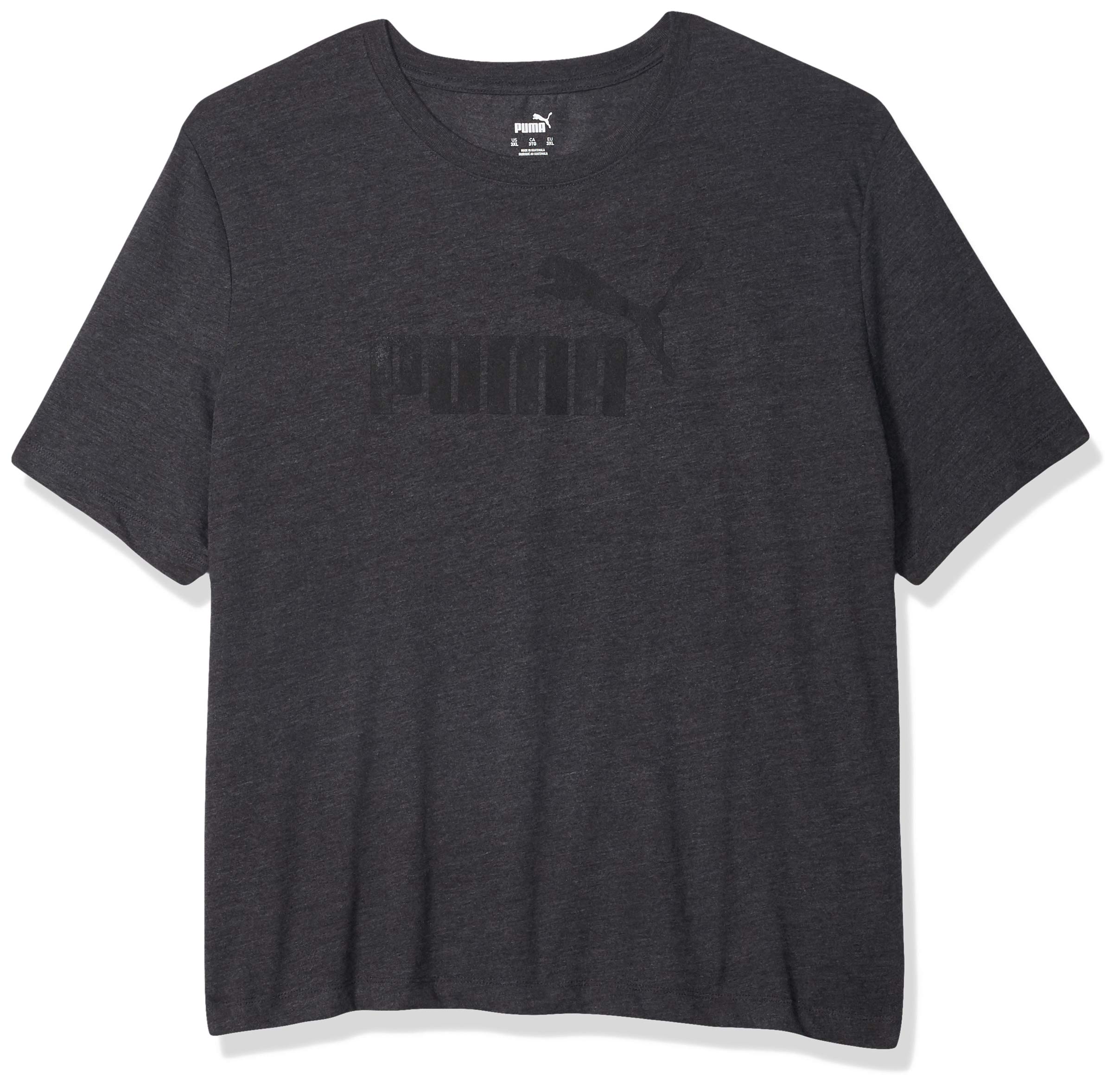 PUMA Men's Essentials Logo T-Shirt - Comfortable Cotton Short Sleeve Casual Tee for Gym, Workout, Streetwear & Everyday Wear