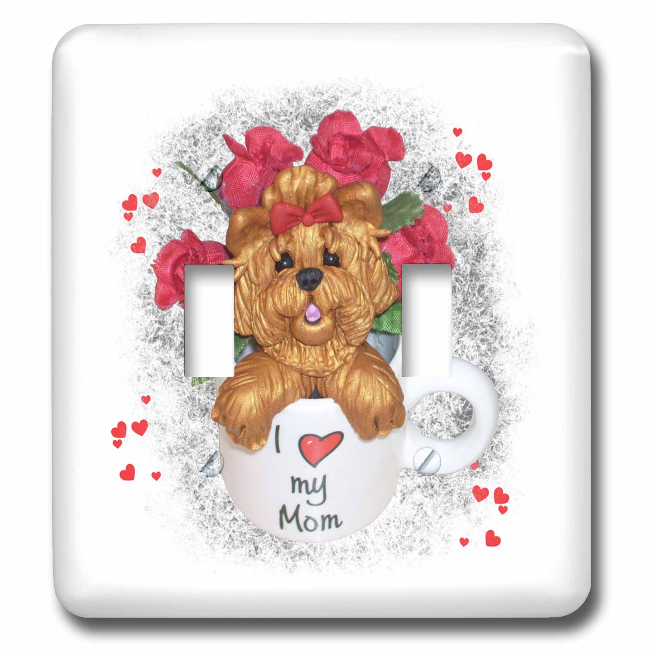 3D Rose Light Switch Cover - Decorative for Home & Office