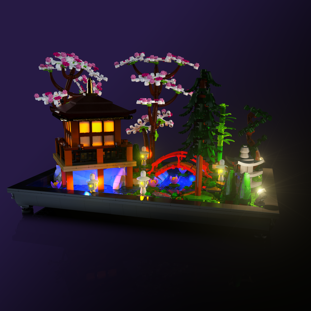 LEGO® Tranquil Garden Light Kit - Illuminating LED Set for LEGO® 10315 - Perfect for Home Decor, Gifts & Display Scenes