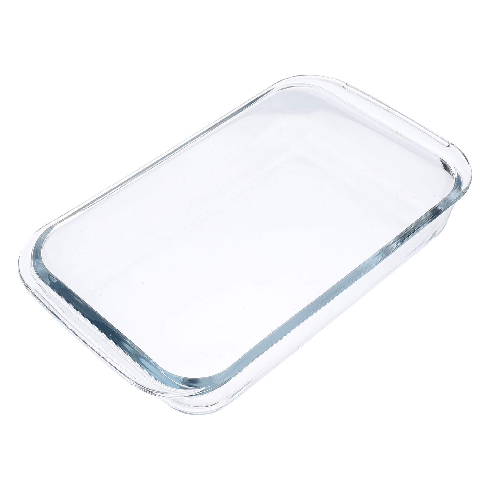DOITOOL 9-Inch Transparent Glass Pie Pan - Portable Baking Dish for Pies, Quiches & Desserts - Durable & Heat-Resistant Bakeware for Home & Professional Use - Perfect for Thanksgiving, Christmas & Holiday Baking