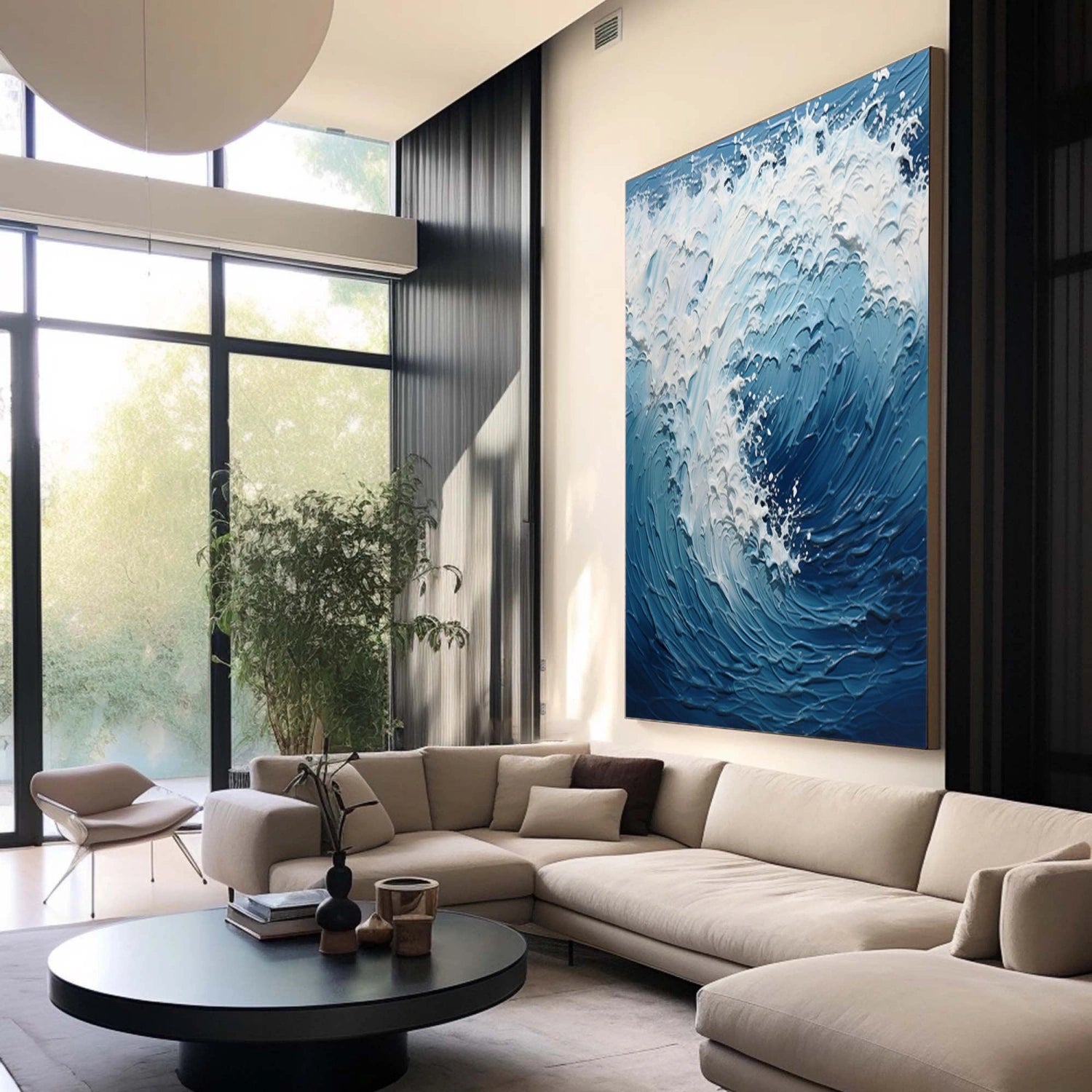Ocean And Sky Painting #OS 238 - Stunning Coastal Wall Art for Living Room, Bedroom & Office Decor