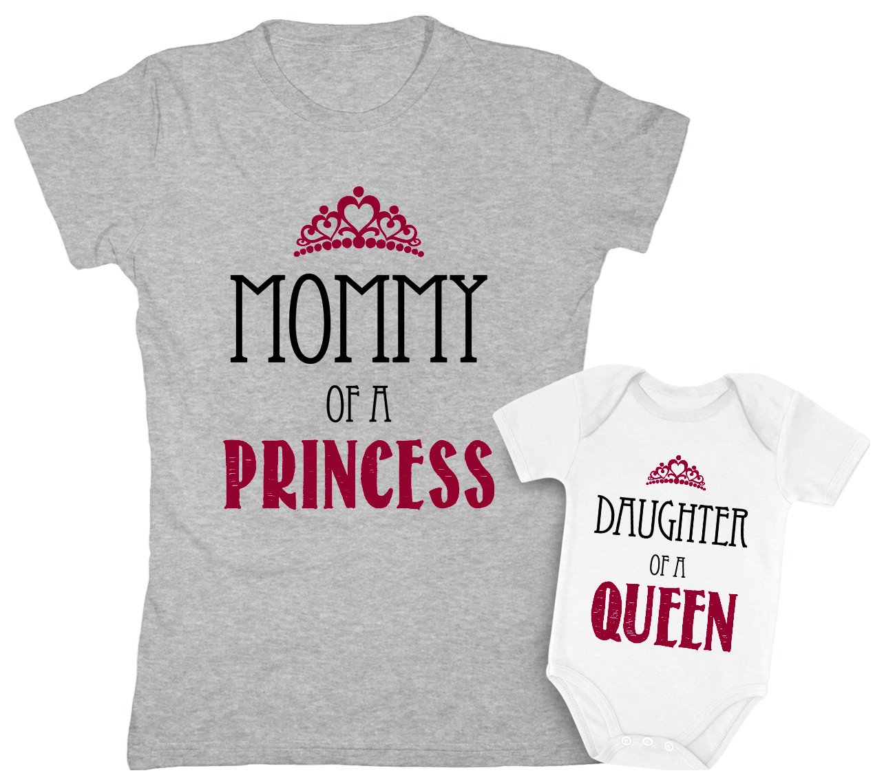 Matching Mother Daughter T-Shirts Set - Cute Mommy & Me Outfits for Mothers Day Gifts | Family Photo, Birthday Party, Mother's Day Celebration