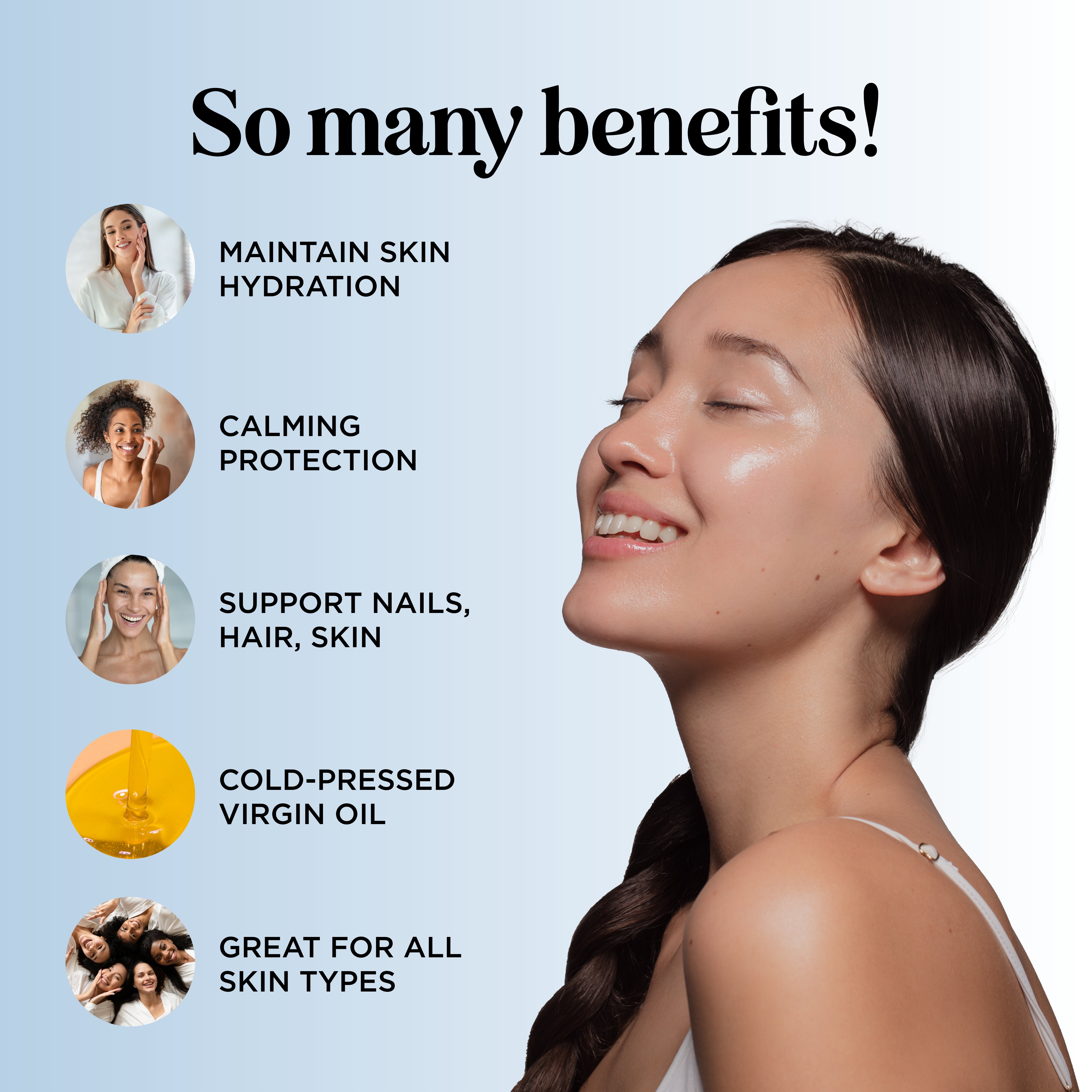 Pure Organic Moringa Oil for Hair & Skin - Cold Pressed, Natural Moisturizer for Dry Scalp, Face & Body Care - Perfect for Massage, Aromatherapy & DIY Beauty Products