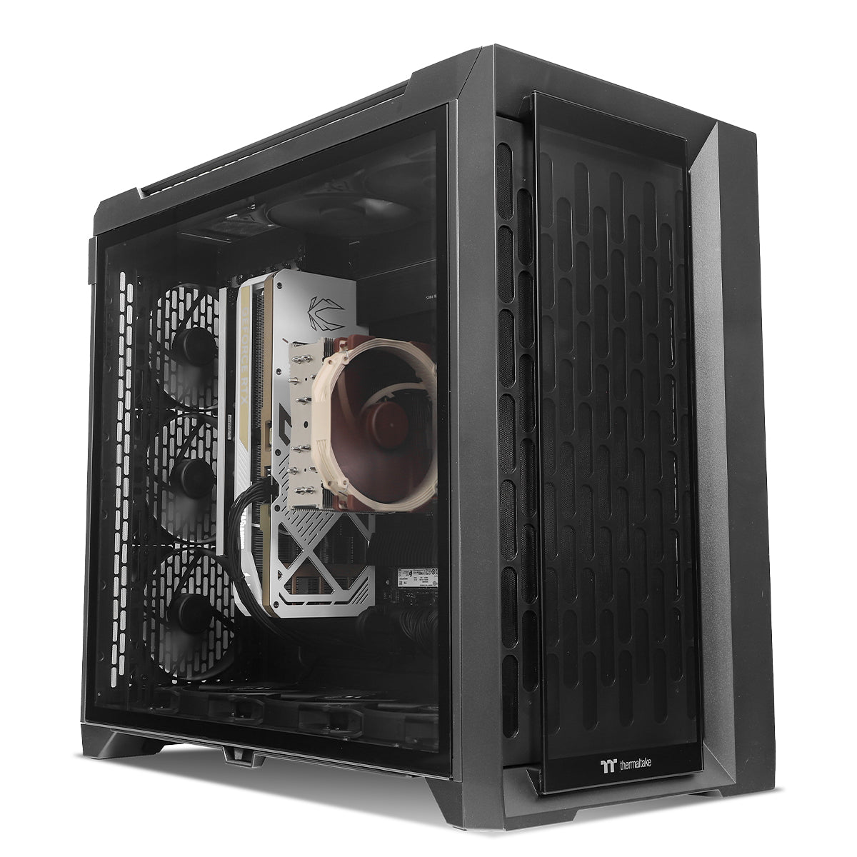 High-Performance Ascend AI Ryzen Threadripper Pro 5975WX Workstation PC - 64GB RAM, 2TB SSD, RTX 5090 GPU - Perfect for 3D Rendering, Video Editing & AI Development