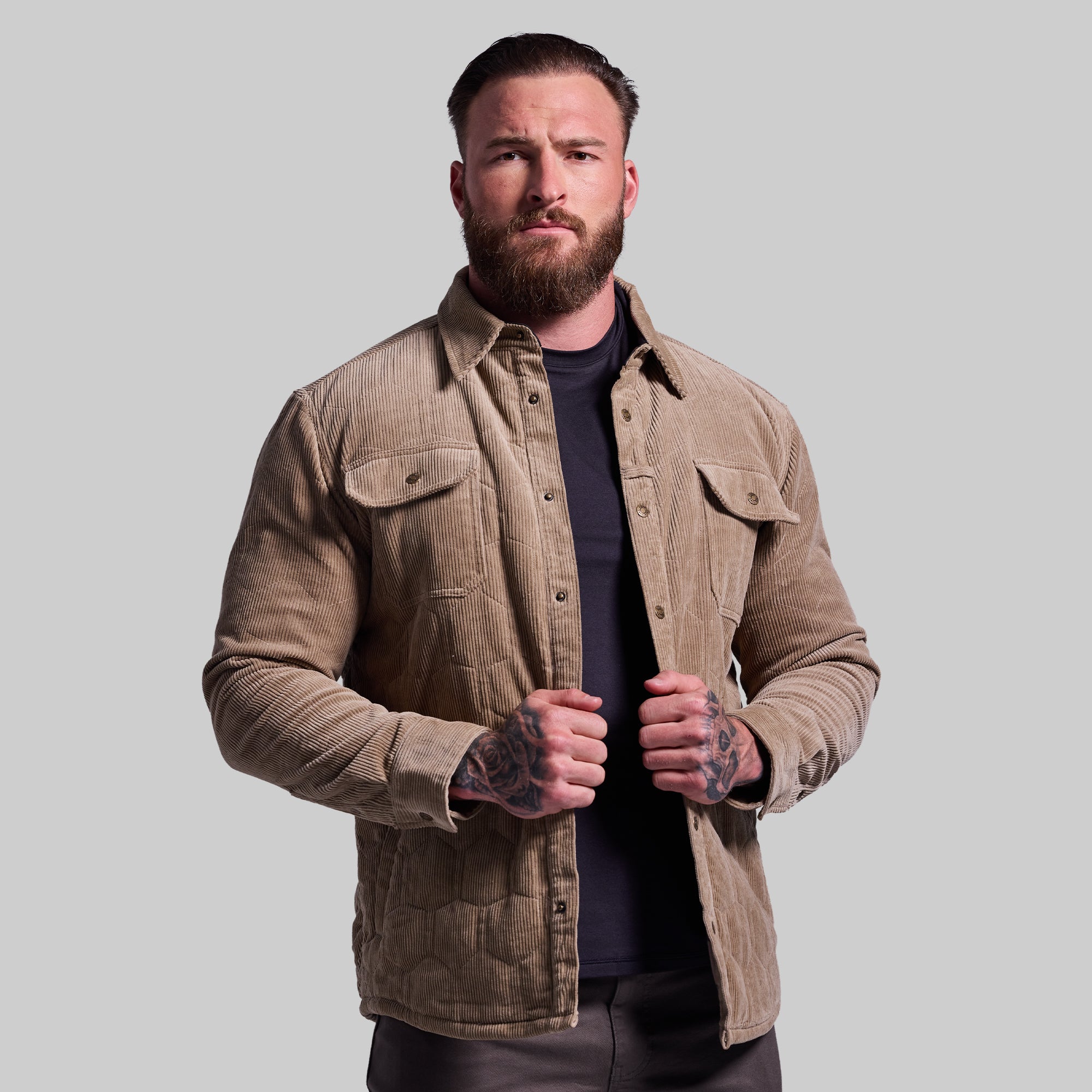 Premium Redwood Jacket (Stucco) - Waterproof & Windproof Outdoor Jacket for Hiking, Camping & Winter Adventures