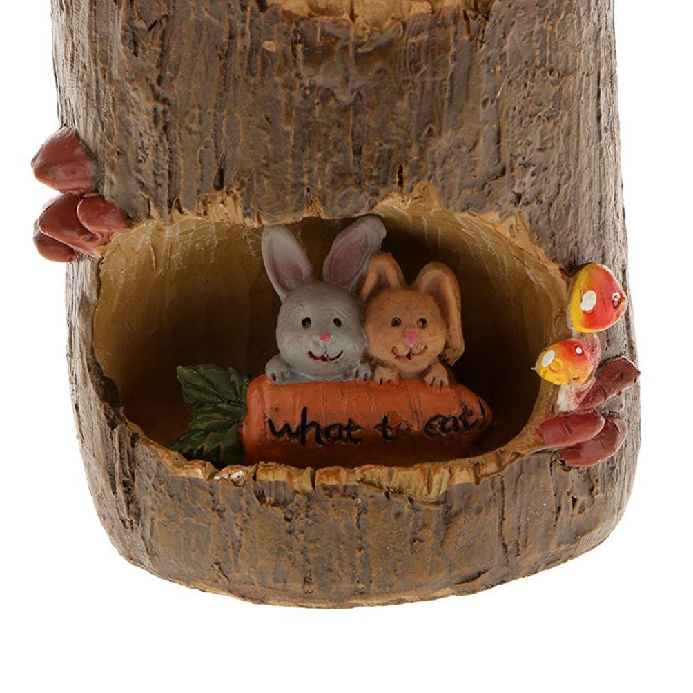 Adorable Rabbit Succulent Planter - Ceramic Flower Pot for Sedum, Bonsai & Office Decor | Perfect for Home, Desk & Garden Decorations