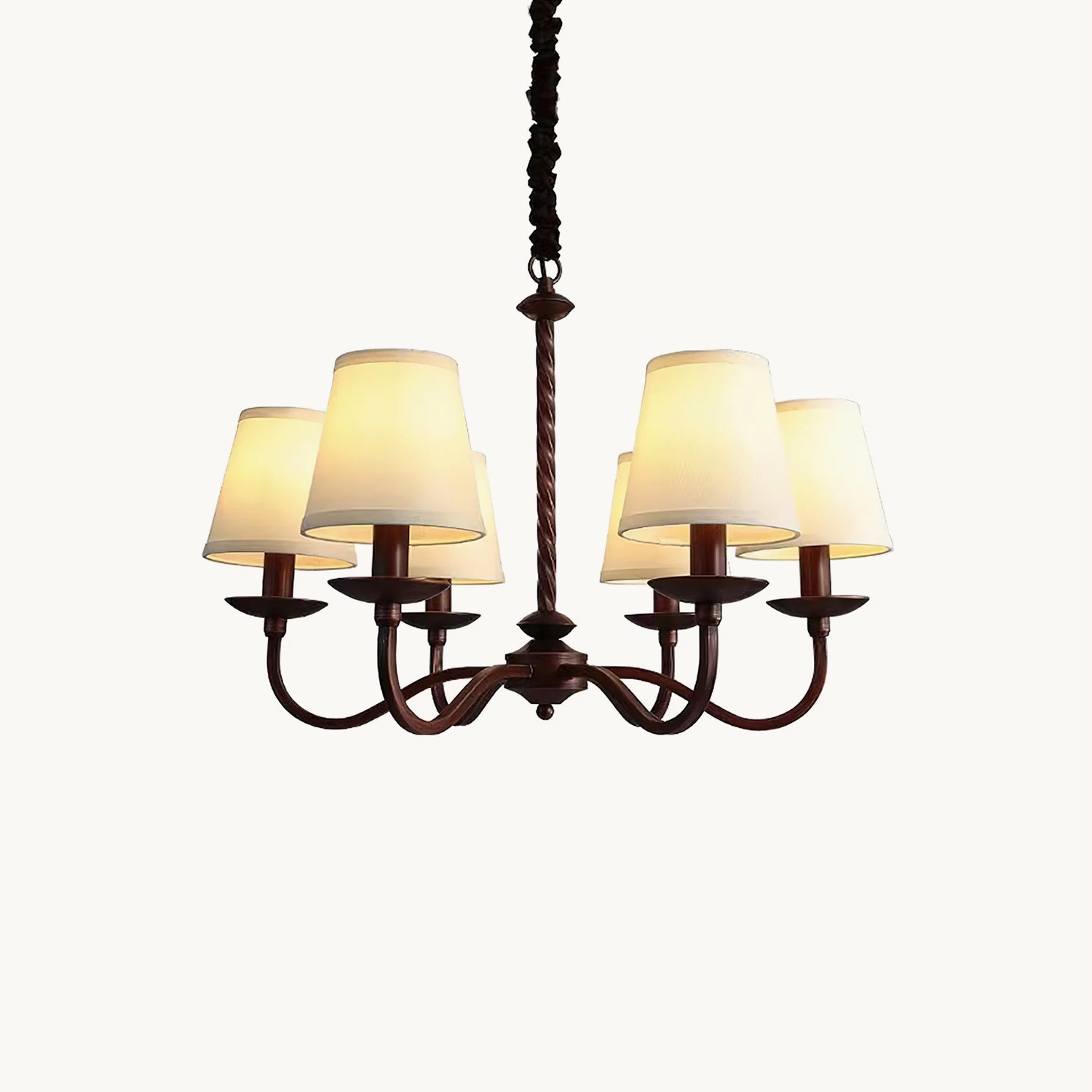 Emmons Modern Crystal Chandelier - Elegant Ceiling Light Fixture for Dining Room, Bedroom, or Living Room Decor