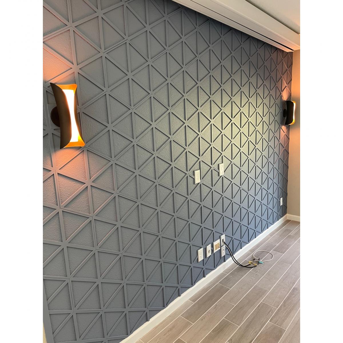 Pendleton Decorative Fretwork Wall Panels - Handcrafted Wooden Room Dividers & Home Décor Accents for Living Room, Bedroom, and Office Spaces