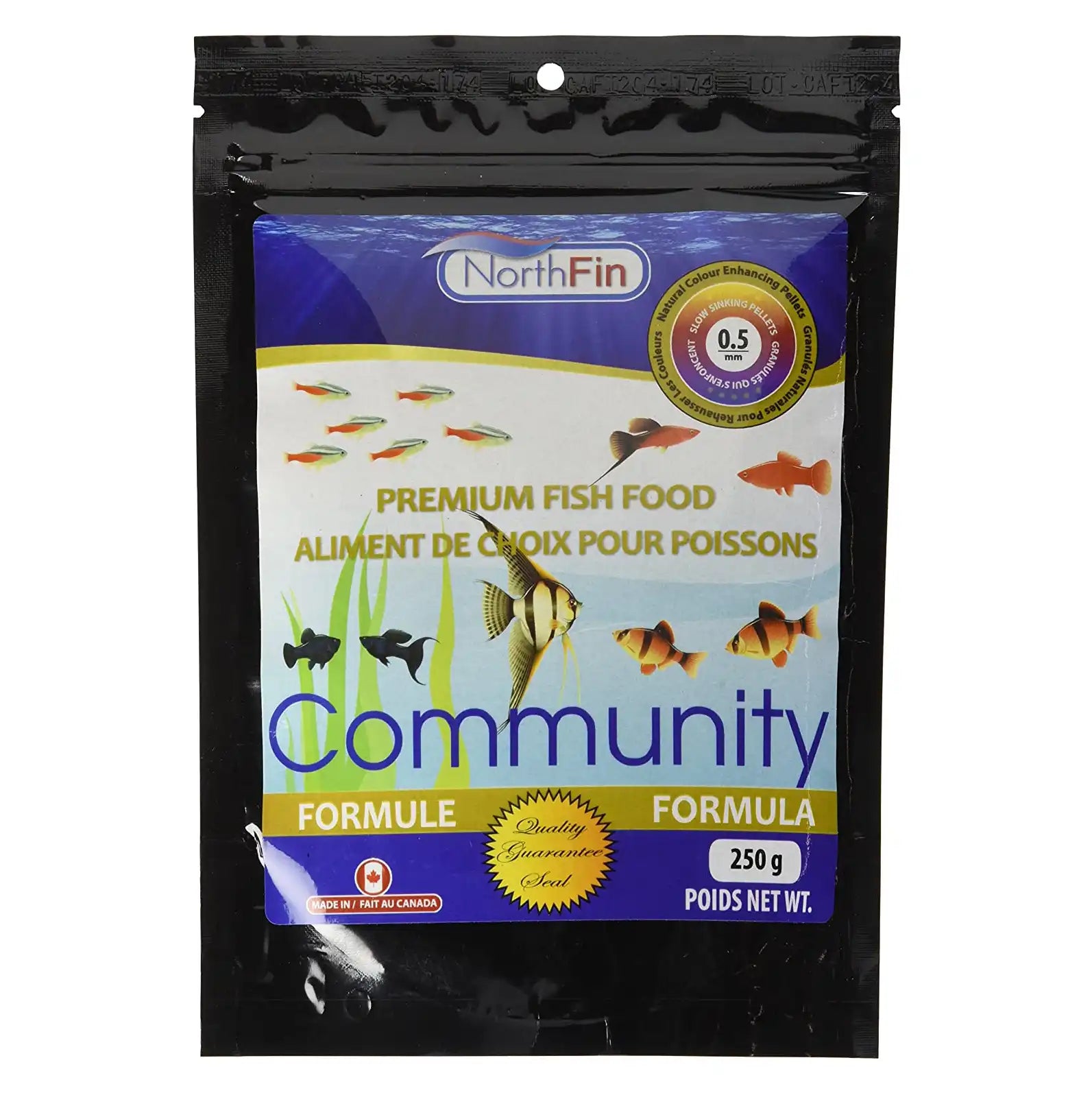 NorthFin Community Premium Fish Food - High Protein Tropical & Marine Fish Flakes for Freshwater & Saltwater Aquariums - Ideal for Guppies, Tetras, Angelfish & More