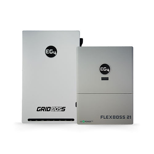 EG4 FlexBOSS21 3000W Pure Sine Wave Inverter with GridBOSS Bundle - Solar Power System for Home Backup & Off-Grid Living - Perfect for RV, Camping, and Emergency Power Outages