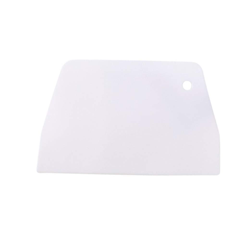 2-Piece Plastic Cake Cream Spatula Set - Dough Butter Batter Scraper for Baking - Perfect for Cake Decorating, Cookie Dough, and Pastry Making