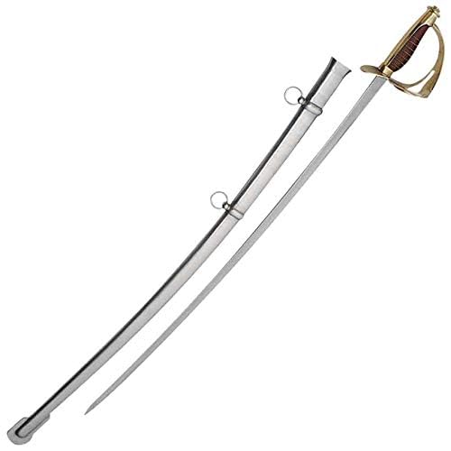 Authentic Wood Handle Cavalry Saber - Szco Supplies - Perfect for Historical Reenactments, Costume Parties & Collectors
