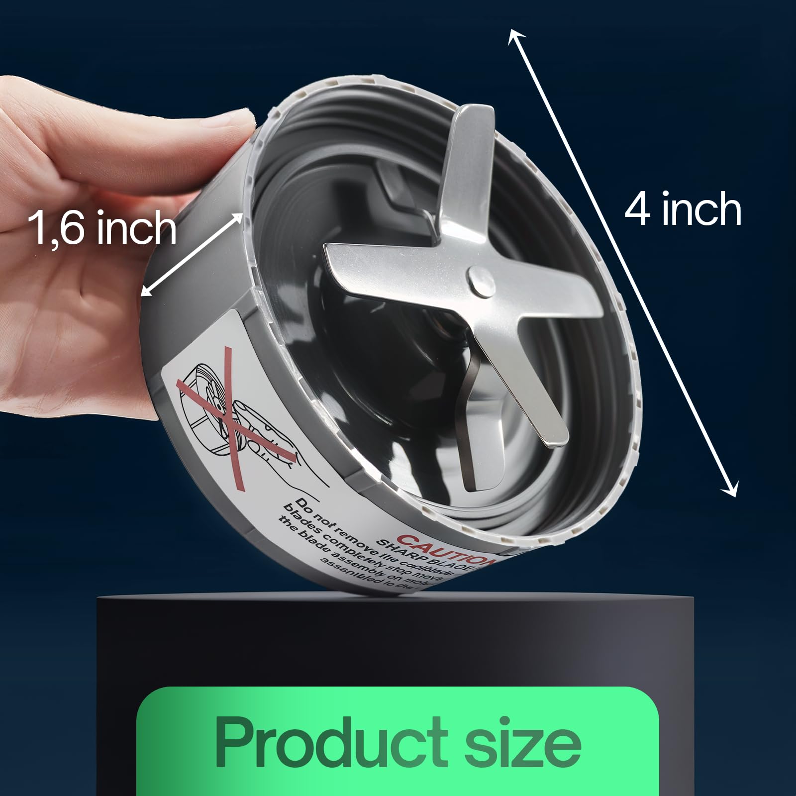 Nutribullet Extractor Blade Replacement for 900/600W Models - Durable Stainless Steel Blender Blade with Silicone Gasket Seal & O-Ring - Perfect for Smoothies, Juicing, and Food Processing