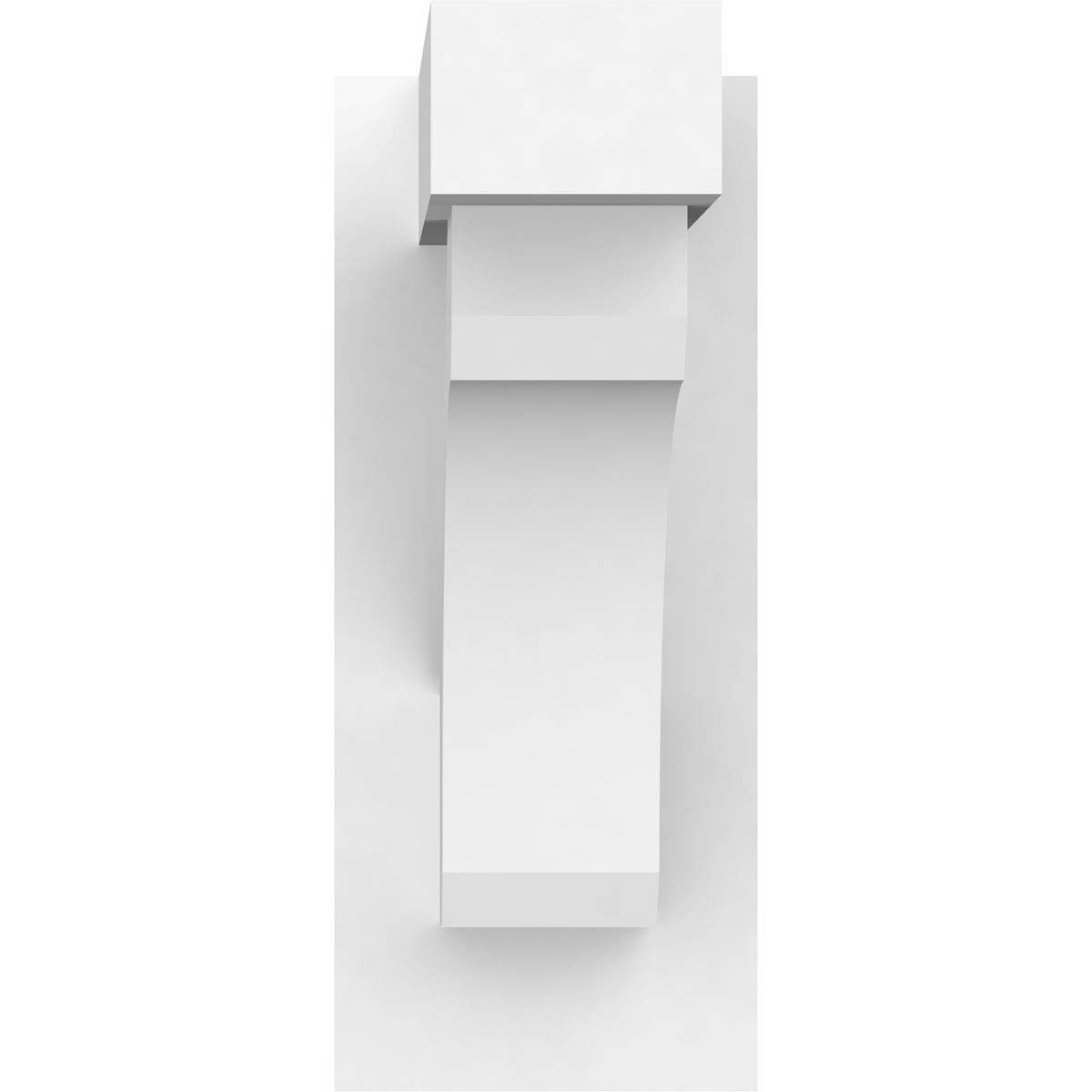 Ekena Millwork OUTP05X12X12LEC05 Legacy Architectural Grade PVC Outlooker with Block Ends - 5