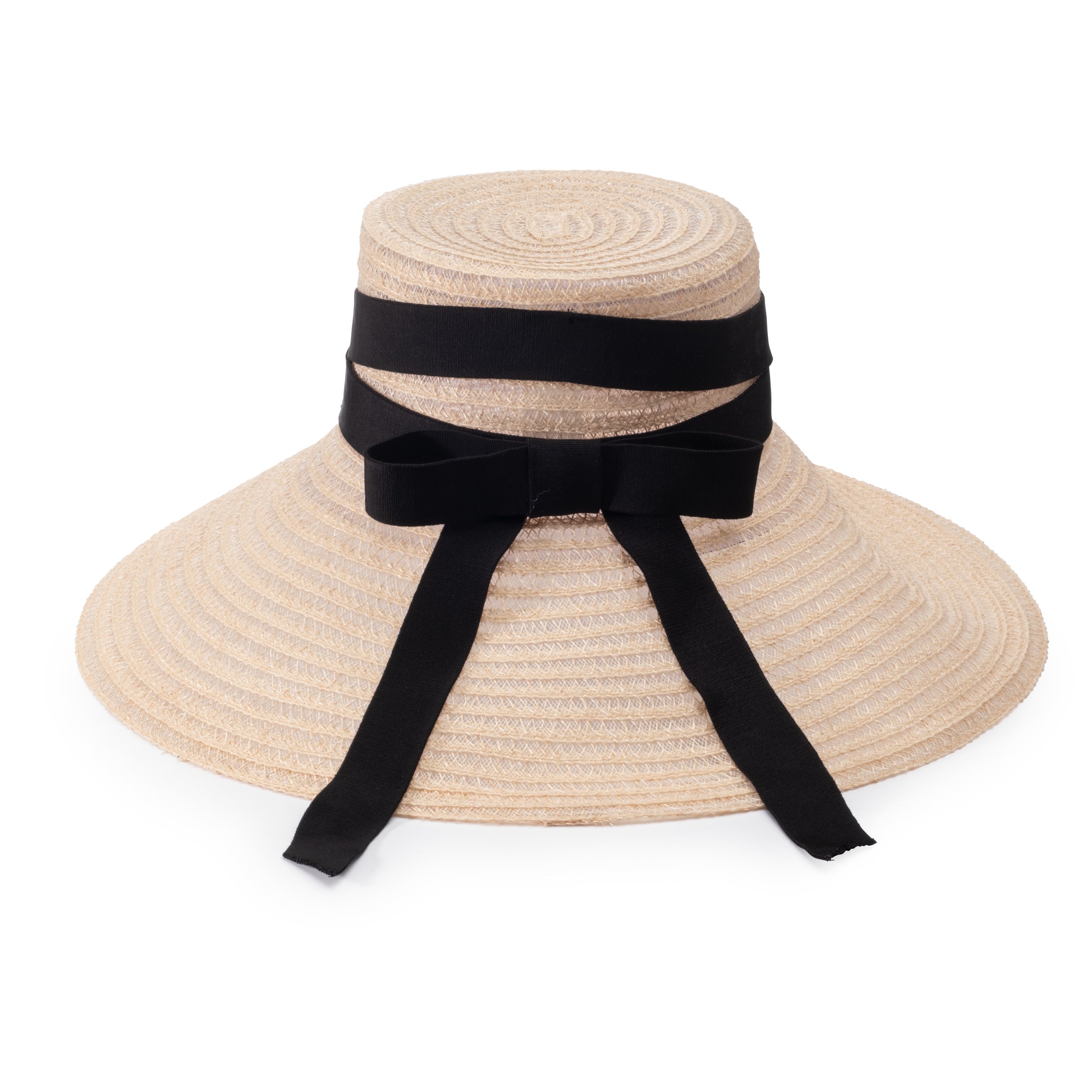 Mirabel Hemp Wide Brim Sun Hat for Women - UV Protection Summer Beach Hat - Perfect for Outdoor, Travel & Gardening