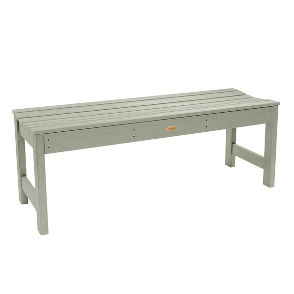 Lehigh Backless Synthetic Wood Picnic Bench - Durable Outdoor Dining Table for Patio, Garden & Park - Perfect for BBQs, Camping & Family Gatherings