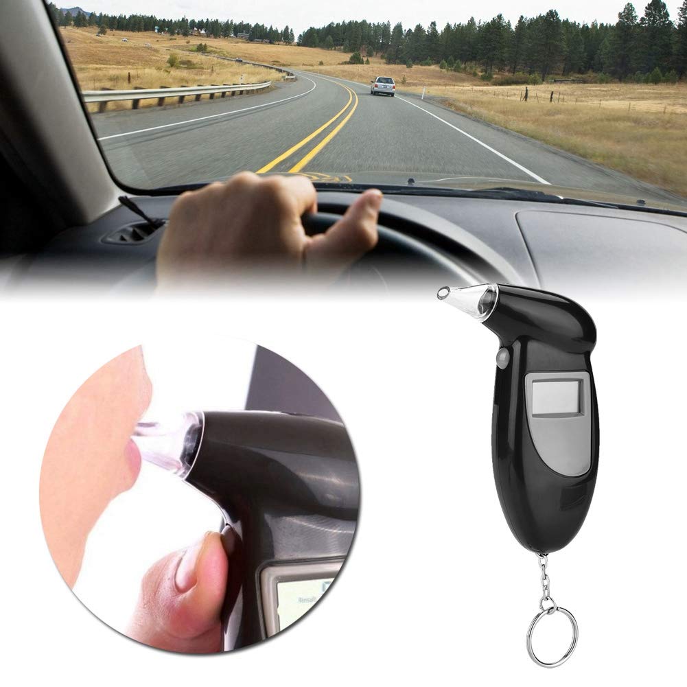 Professional Breathalyzer Tester - Fast & Accurate Alcohol Detection, Portable Breath Analyzer for Personal & Workplace Safety | Ideal for Drivers, Health Monitoring & Law Enforcement Use
