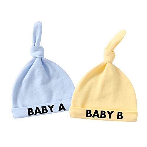 Blue Yellow Baby Hat