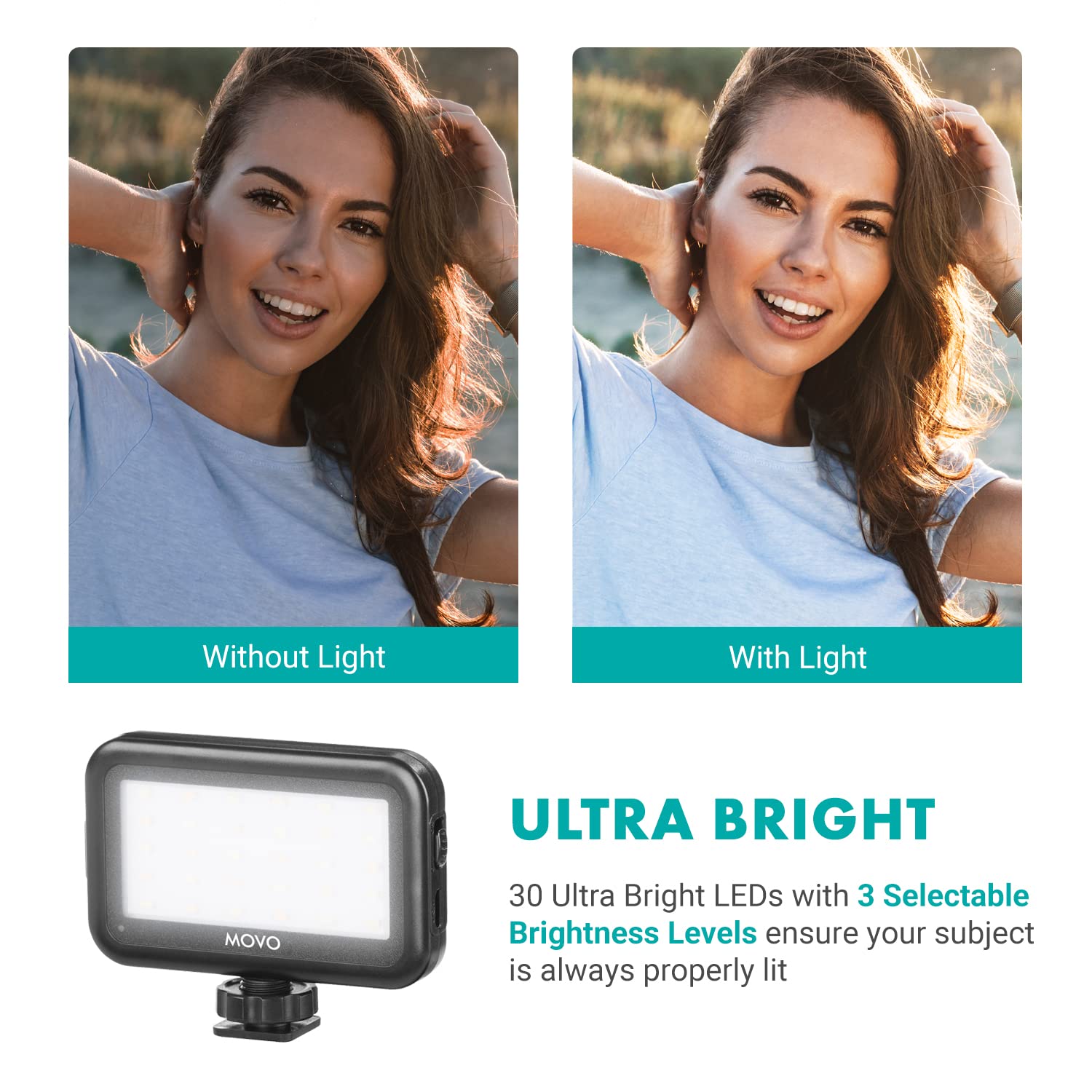 MOVO USB-C Vlogging Kit for iPhone 15/16 Pro - Complete Phone Video Accessories Set with Tripod, Mount, LED Light & Shotgun Mic - Perfect for YouTube Content Creation, TikTok Videos, Podcasting & Live Streaming
