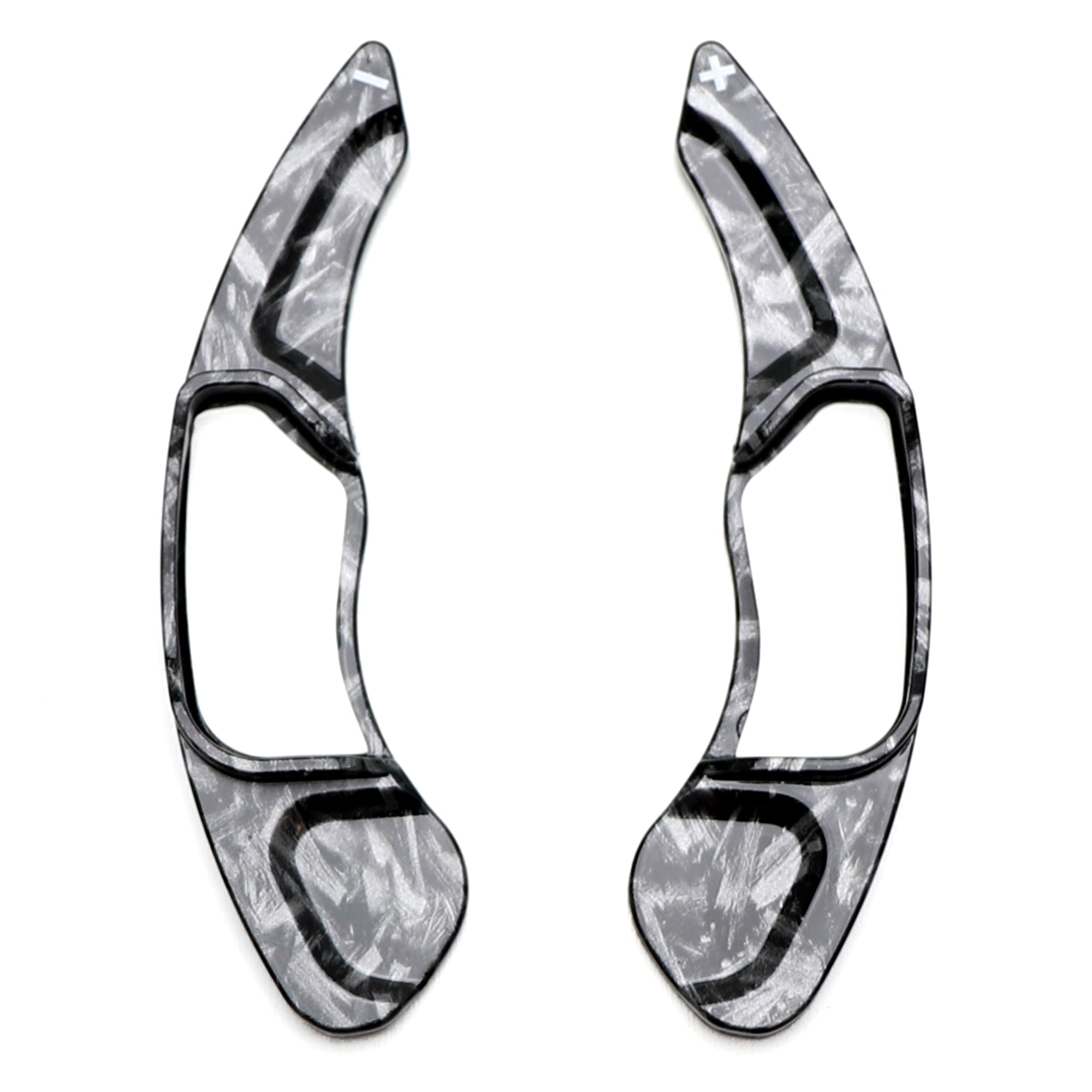 Premium Forged Carbon Fiber Steering Wheel Paddle Shifters for Ford Fusion, Edge & MKX - High-Performance Racing Upgrade for Enhanced Driving Experience