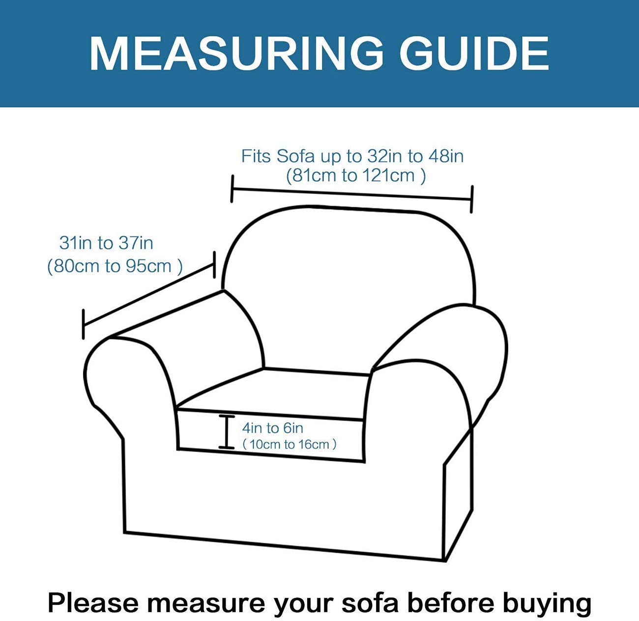 H.VERSAILTEX Stretch Sofa Covers for 3 Cushion Couch - 2 Piece Spandex Slipcover Set for Loveseat & Chairs (Burgundy) - Perfect for Living Room Furniture Protection & Style Upgrade