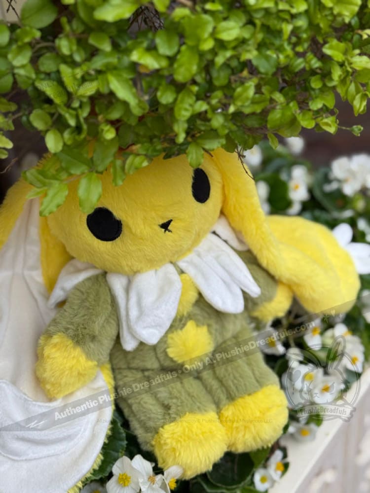 Plushie Dreadfuls Daisy Rabbit Stuffed Animal Toy - Soft Cute Bunny Plush for Kids, Gift, Nursery Decor & Anxiety Relief