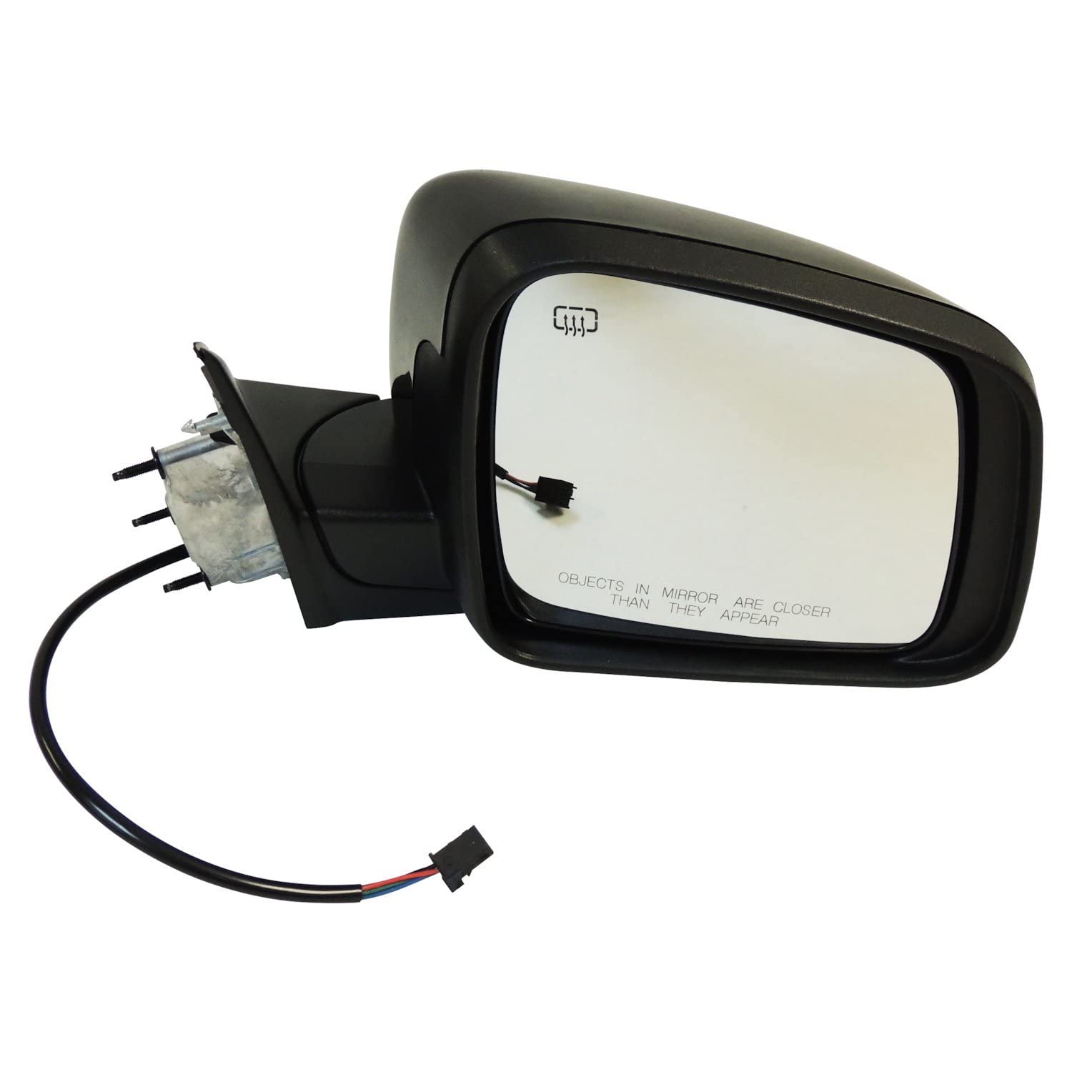 Crown Automotive Mirror Body - Replacement Side View Mirror for Cars, Trucks & SUVs - Durable & Weather-Resistant Design - Perfect for Parking, Lane Changes & Safe Driving