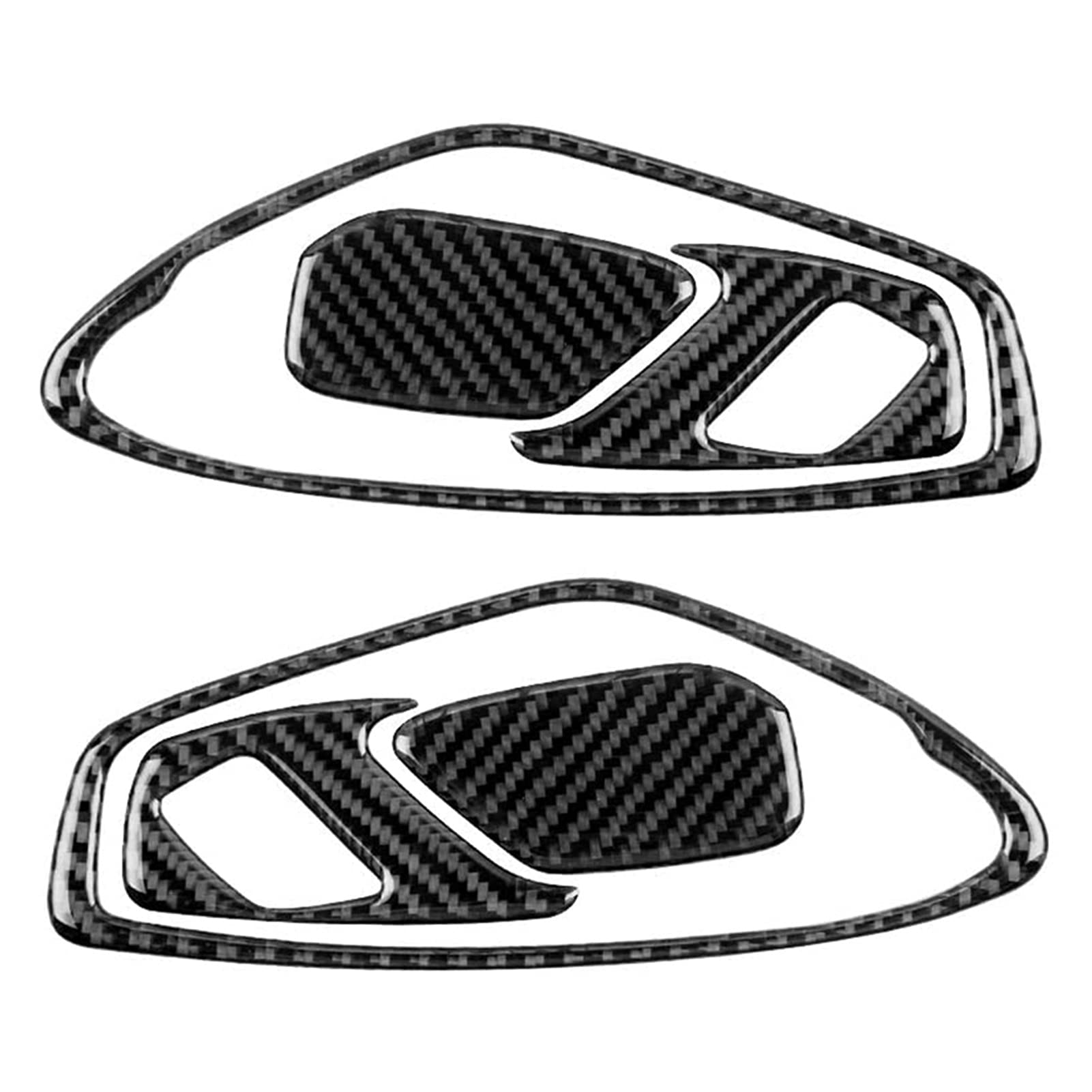 2016-2020 Chevrolet Camaro Carbon Fiber Interior Door Handle Cover Trim - Black | Premium Car Accessories for Enhanced Style & Protection | Perfect for Car Enthusiasts & Auto Detailing