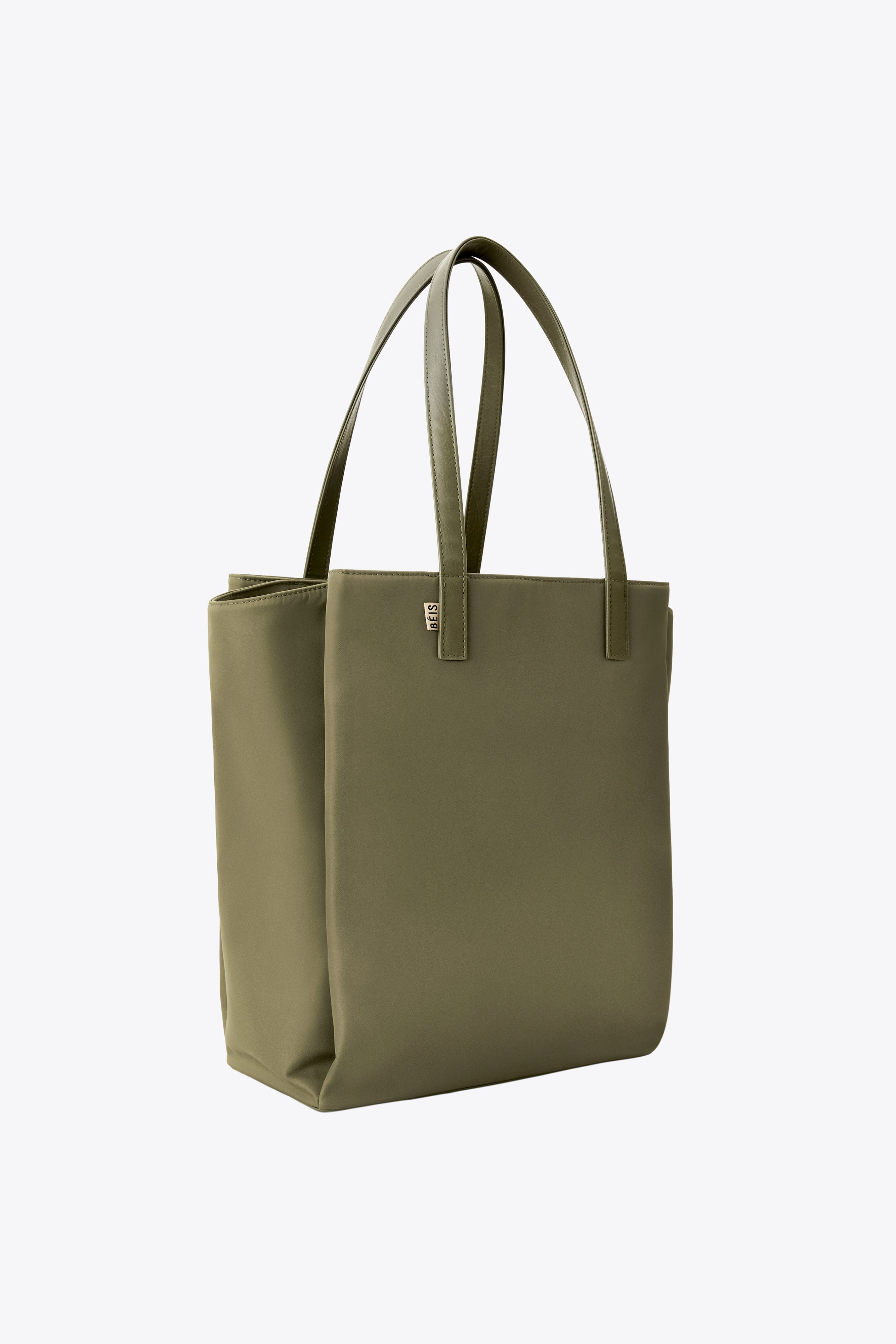 Stylish Olive Commuter Tote Bag for Women - Durable Work Tote with Laptop Pocket - Perfect for Office, Travel & Everyday Use