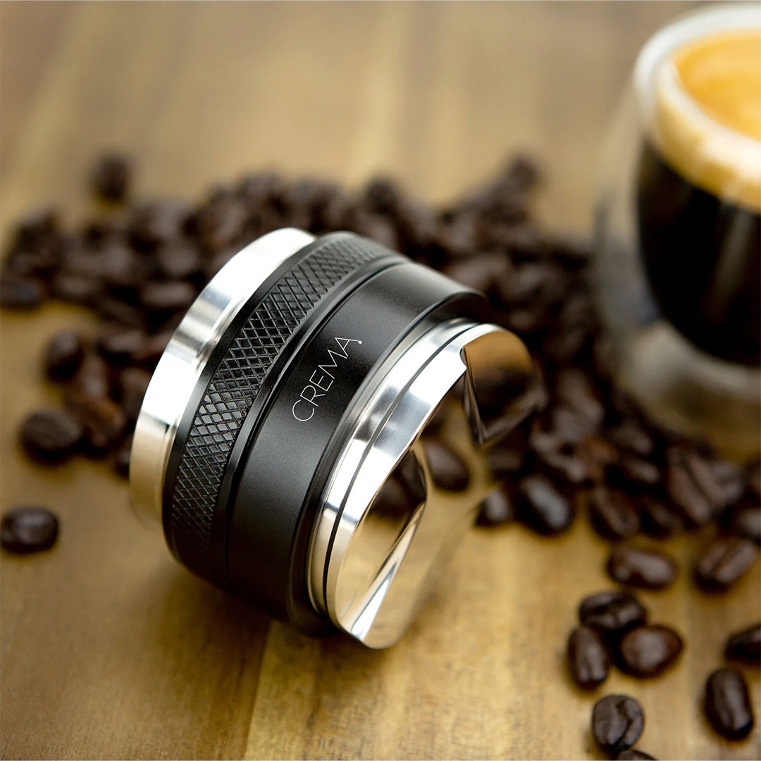 58.5mm Coffee Tamper & Distributor Combo - Professional Barista Tool for Espresso Machine (Black) | Perfect for Home Brewing & Coffee Shops